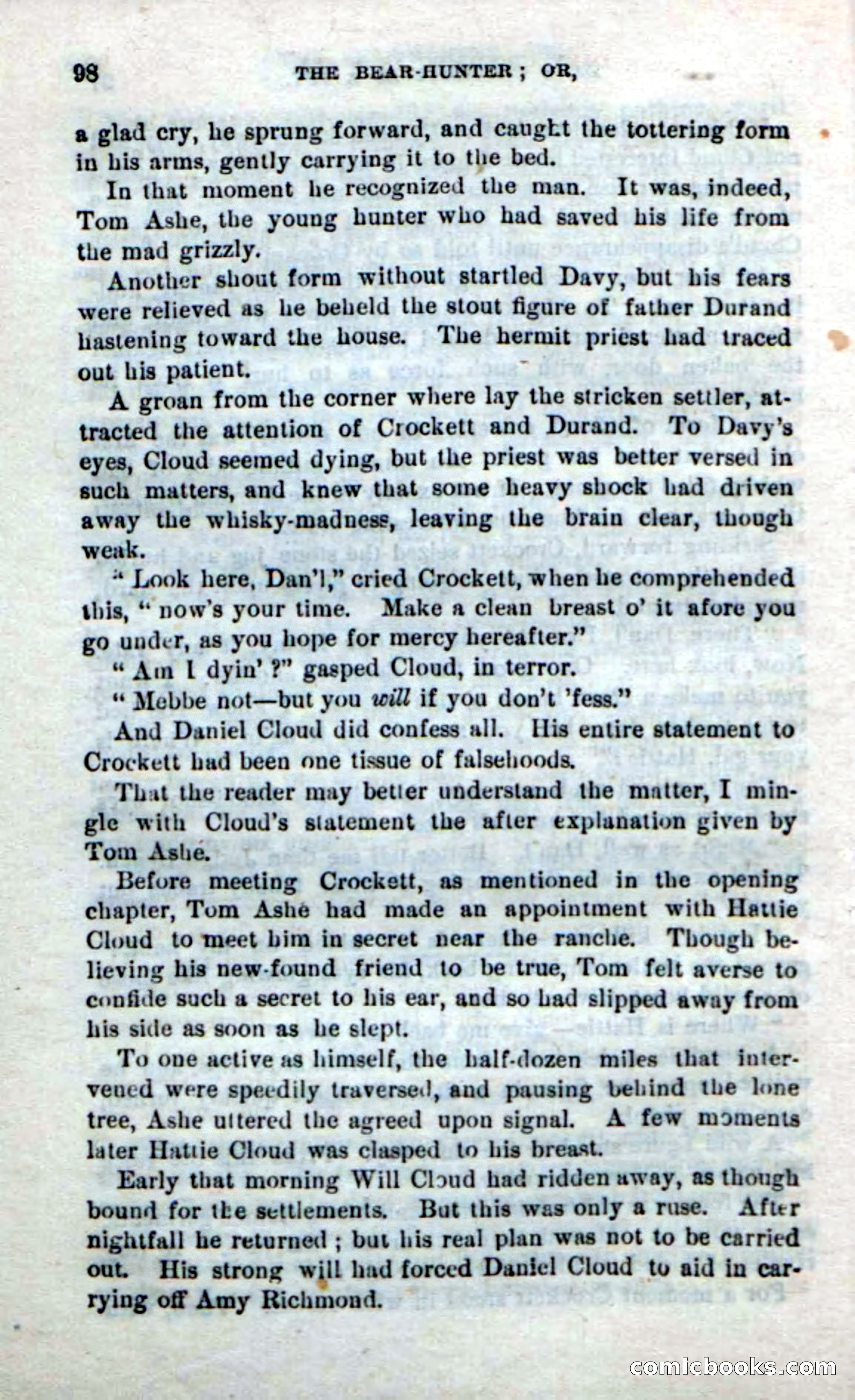 Beadle's New Dime Novels: The Bear-Hunter — page 94 of 100