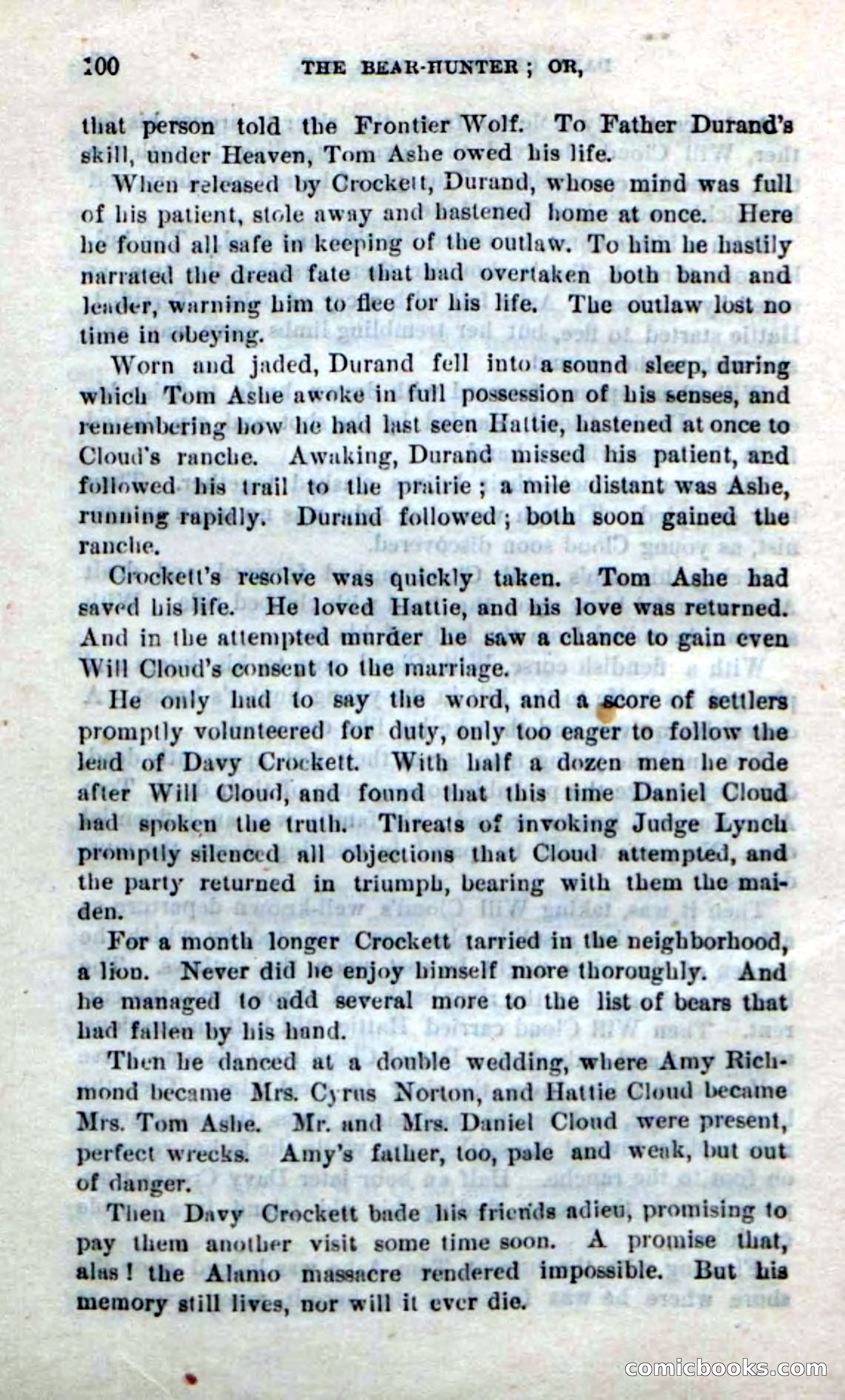 Beadle's New Dime Novels: The Bear-Hunter — page 96 of 100