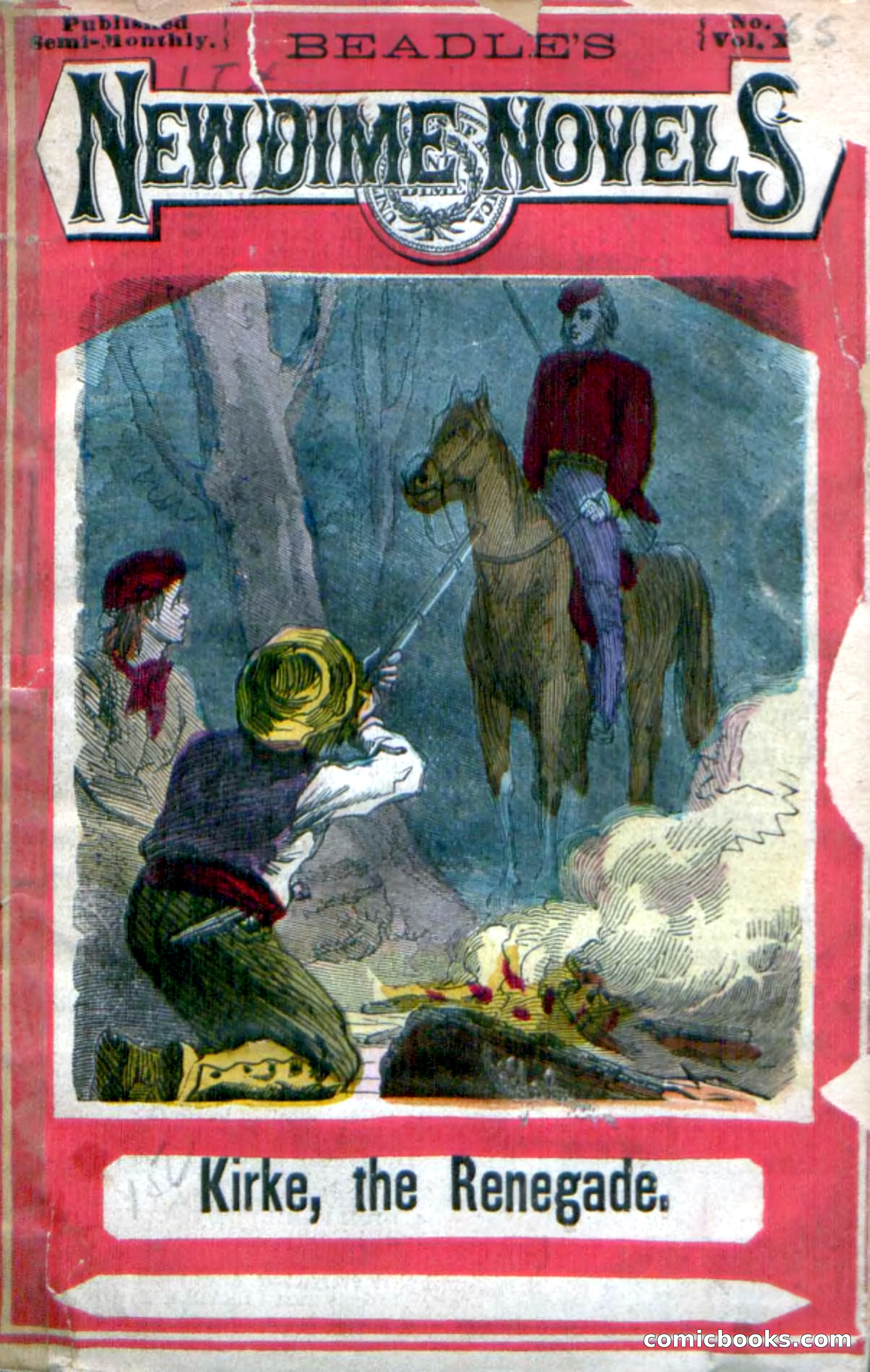 Beadle's New Dime Novels: 'Kirke, the Renegade'