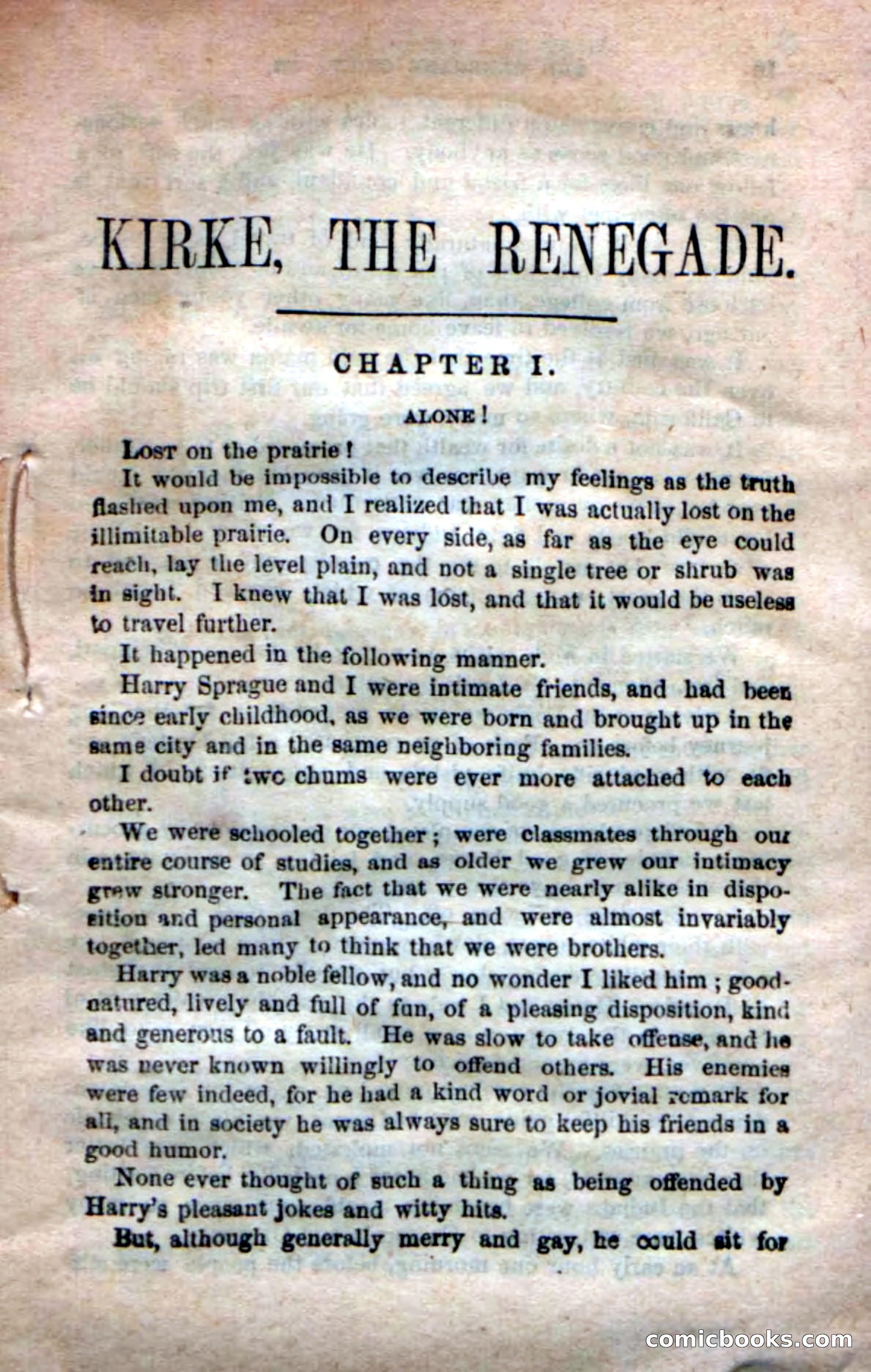 Beadle's New Dime Novels: 'Kirke, the Renegade' — page 5 of 100