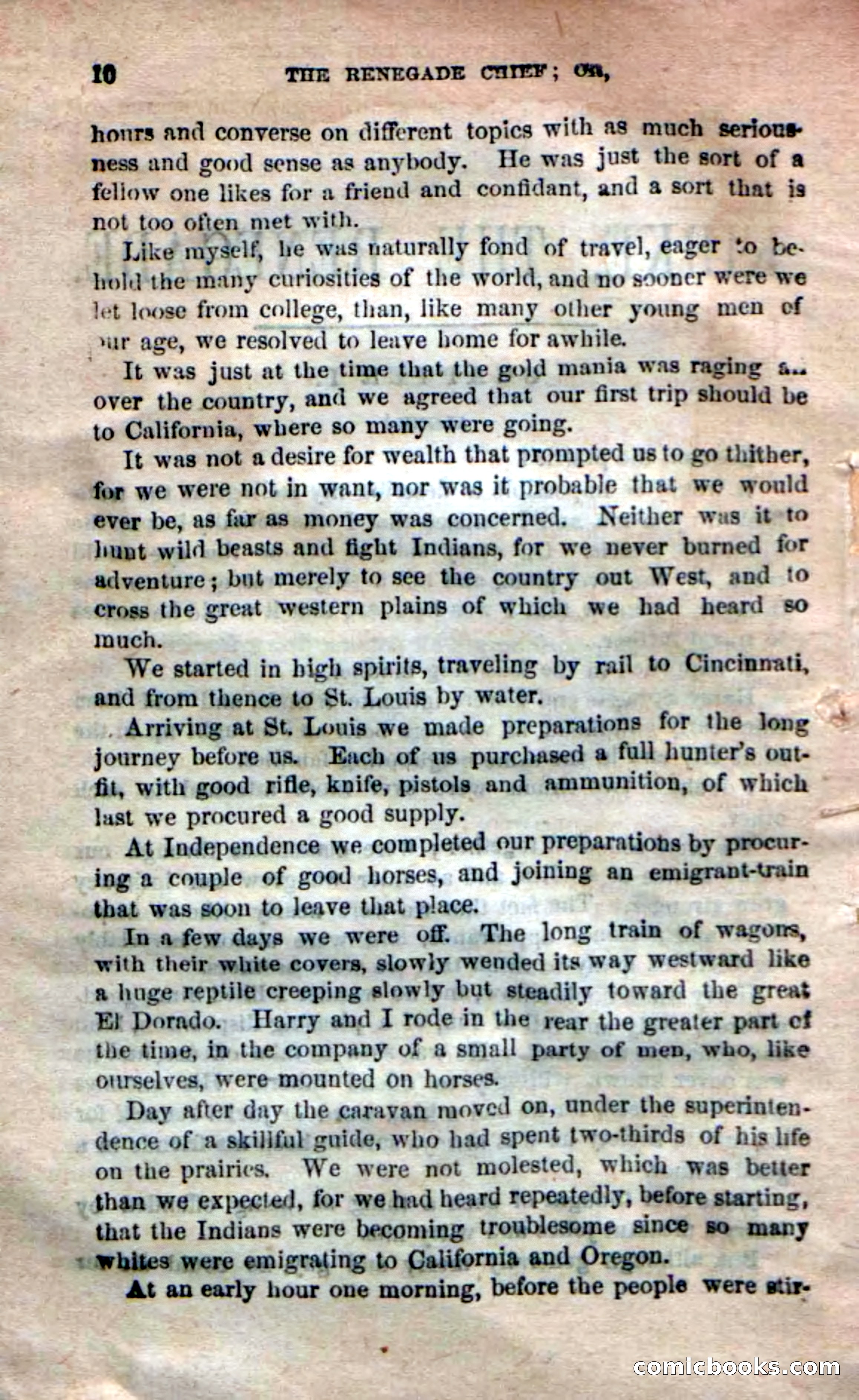 Beadle's New Dime Novels: 'Kirke, the Renegade' — page 6 of 100