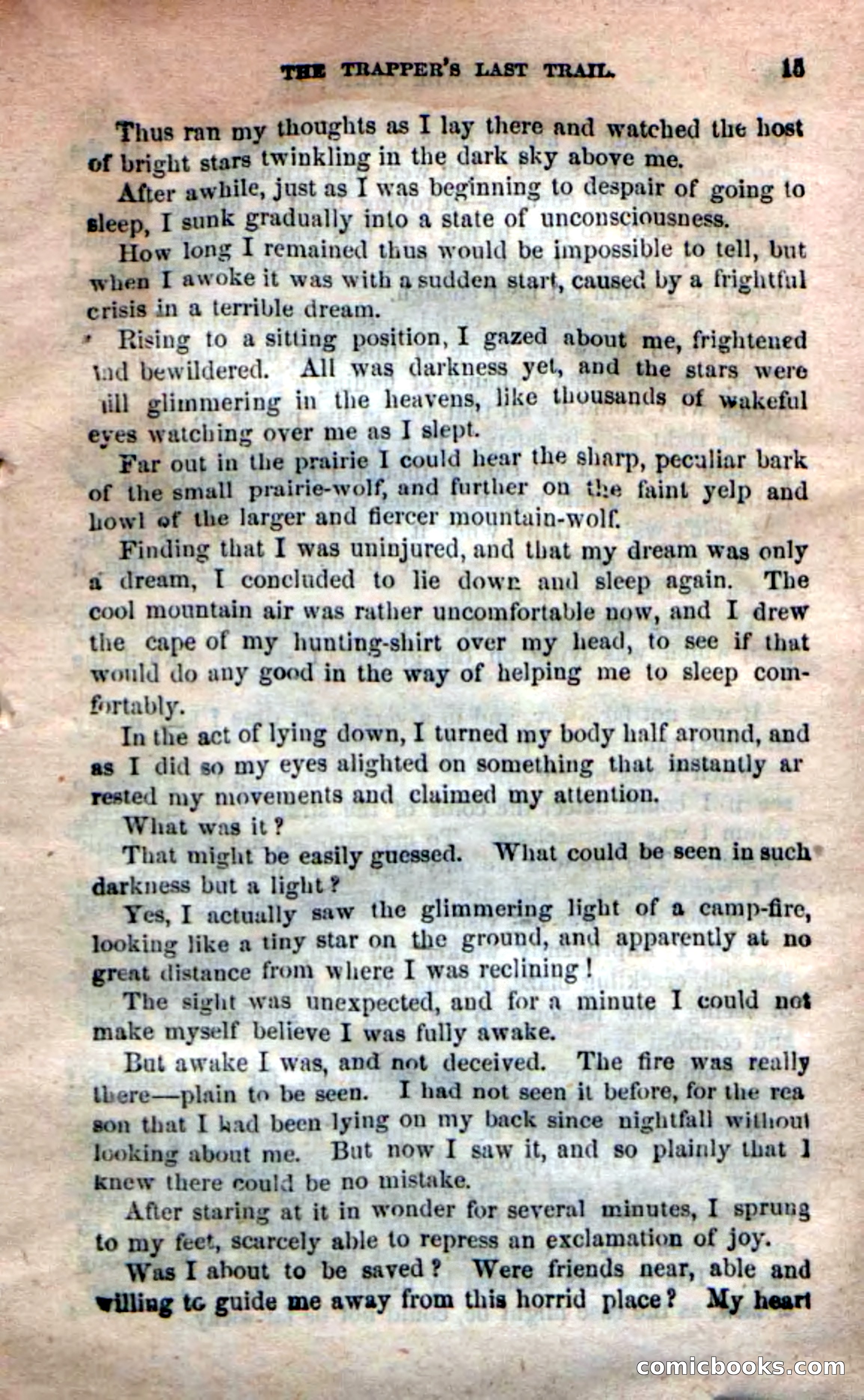 Beadle's New Dime Novels: 'Kirke, the Renegade' — page 11 of 100