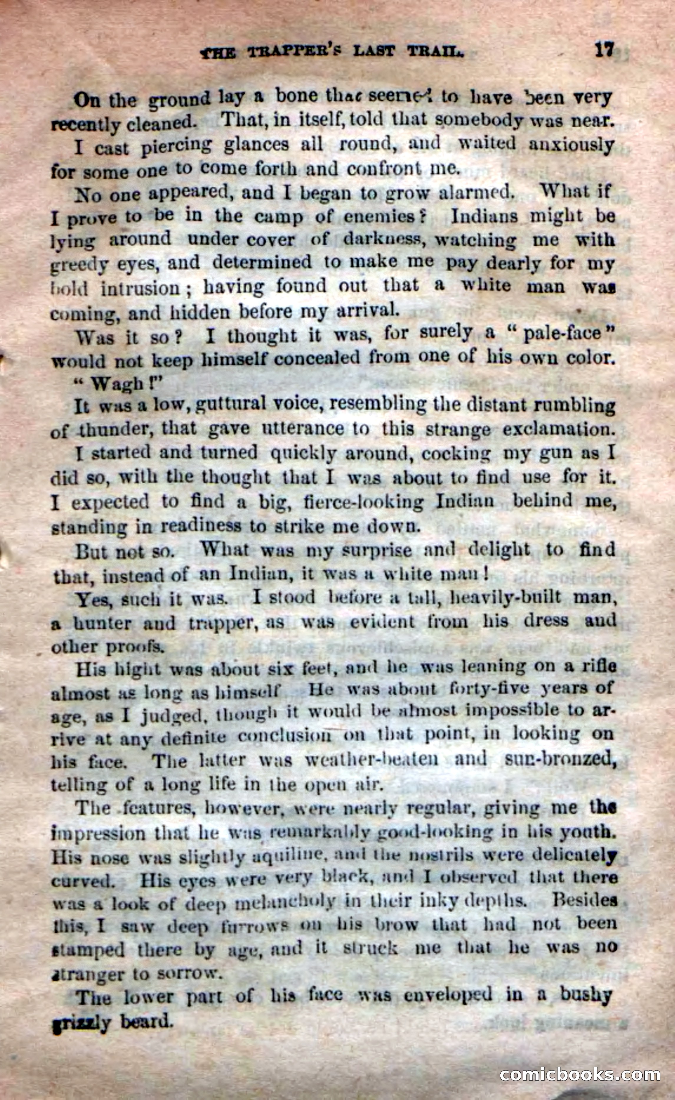 Beadle's New Dime Novels: 'Kirke, the Renegade' — page 13 of 100