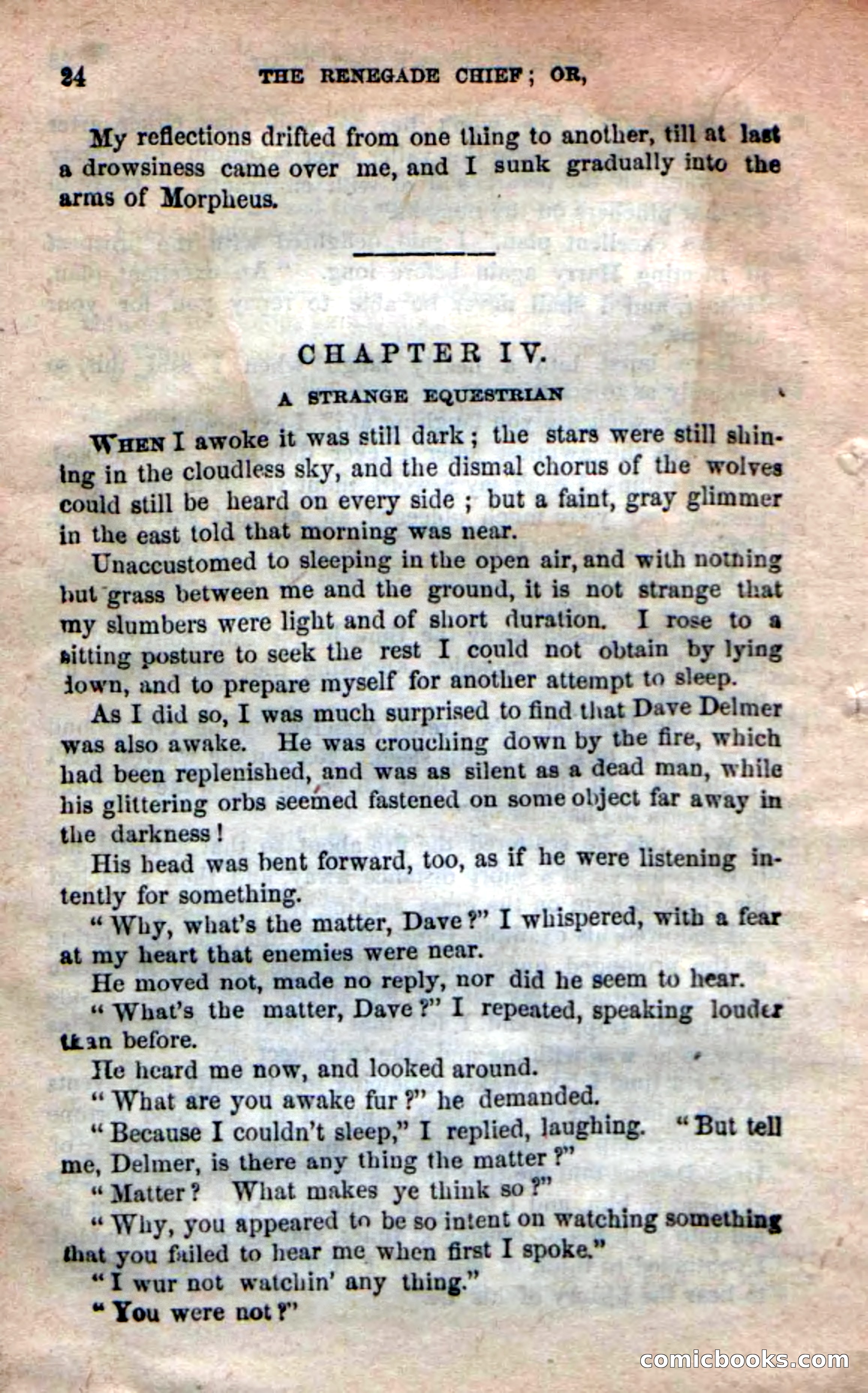 Beadle's New Dime Novels: 'Kirke, the Renegade' — page 20 of 100
