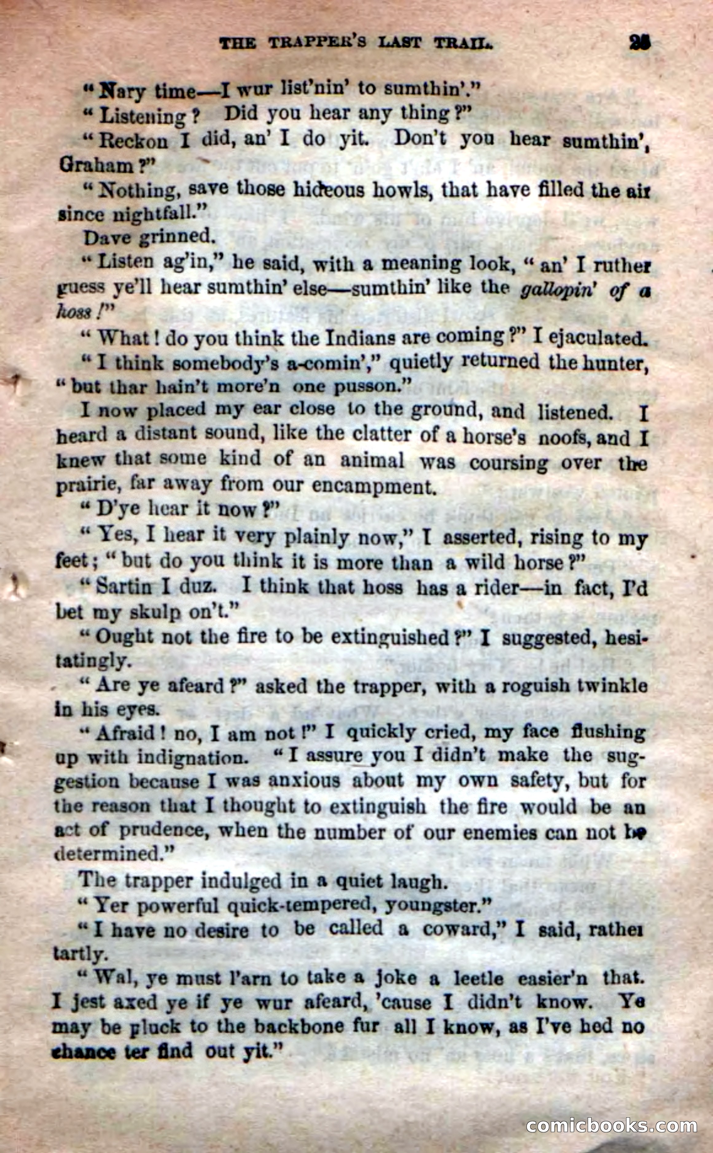 Beadle's New Dime Novels: 'Kirke, the Renegade' — page 21 of 100