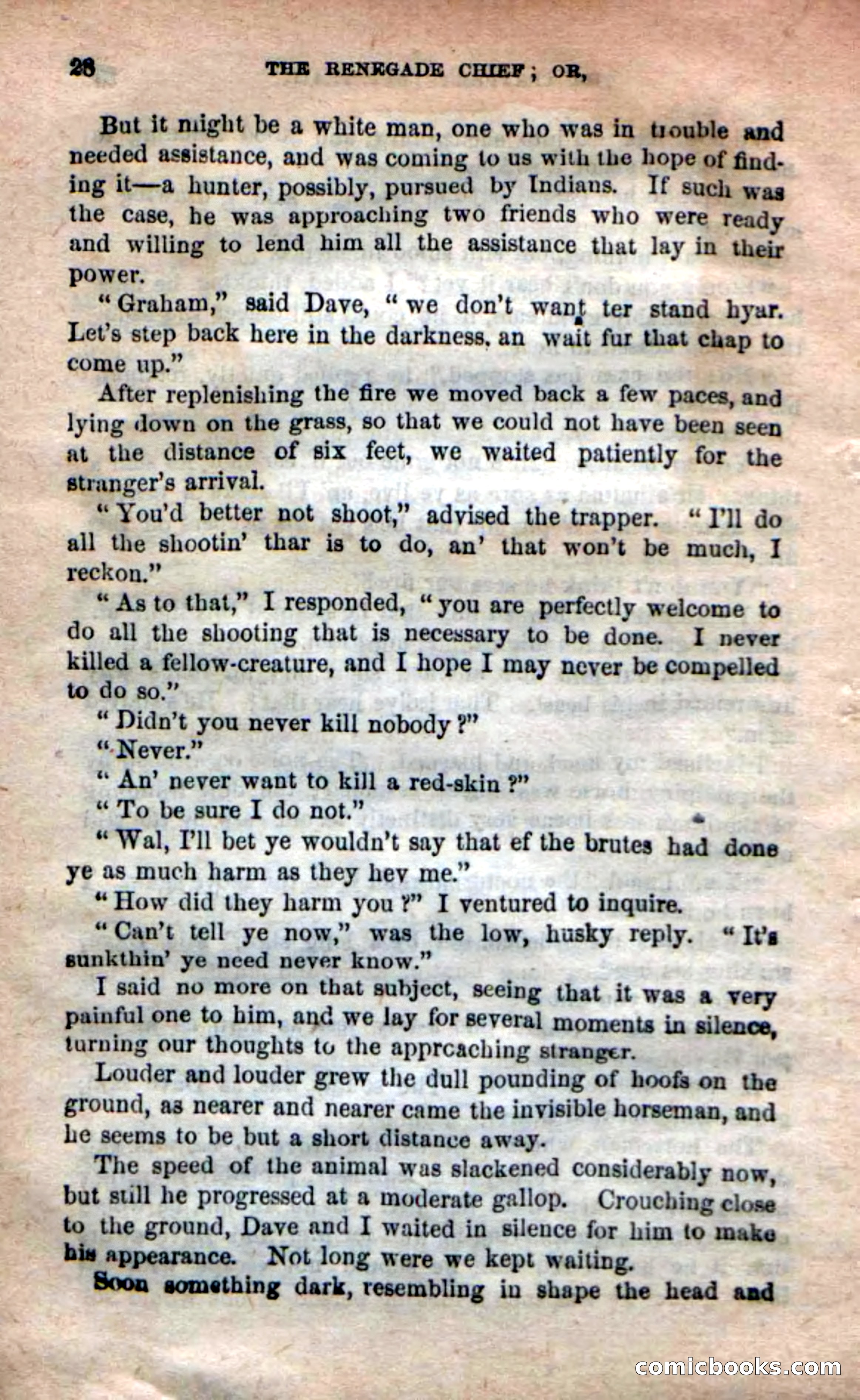 Beadle's New Dime Novels: 'Kirke, the Renegade' — page 24 of 100