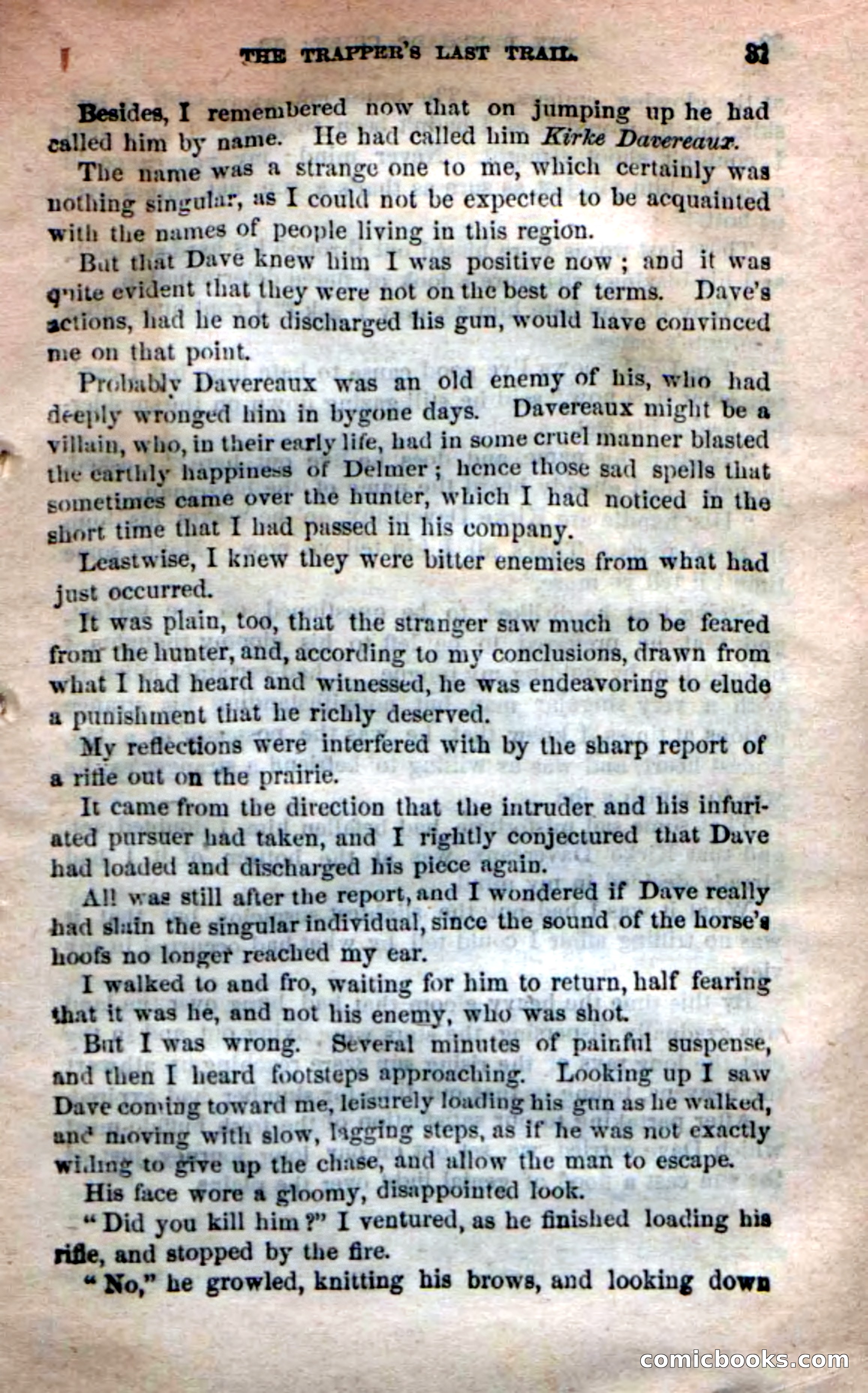 Beadle's New Dime Novels: 'Kirke, the Renegade' — page 27 of 100
