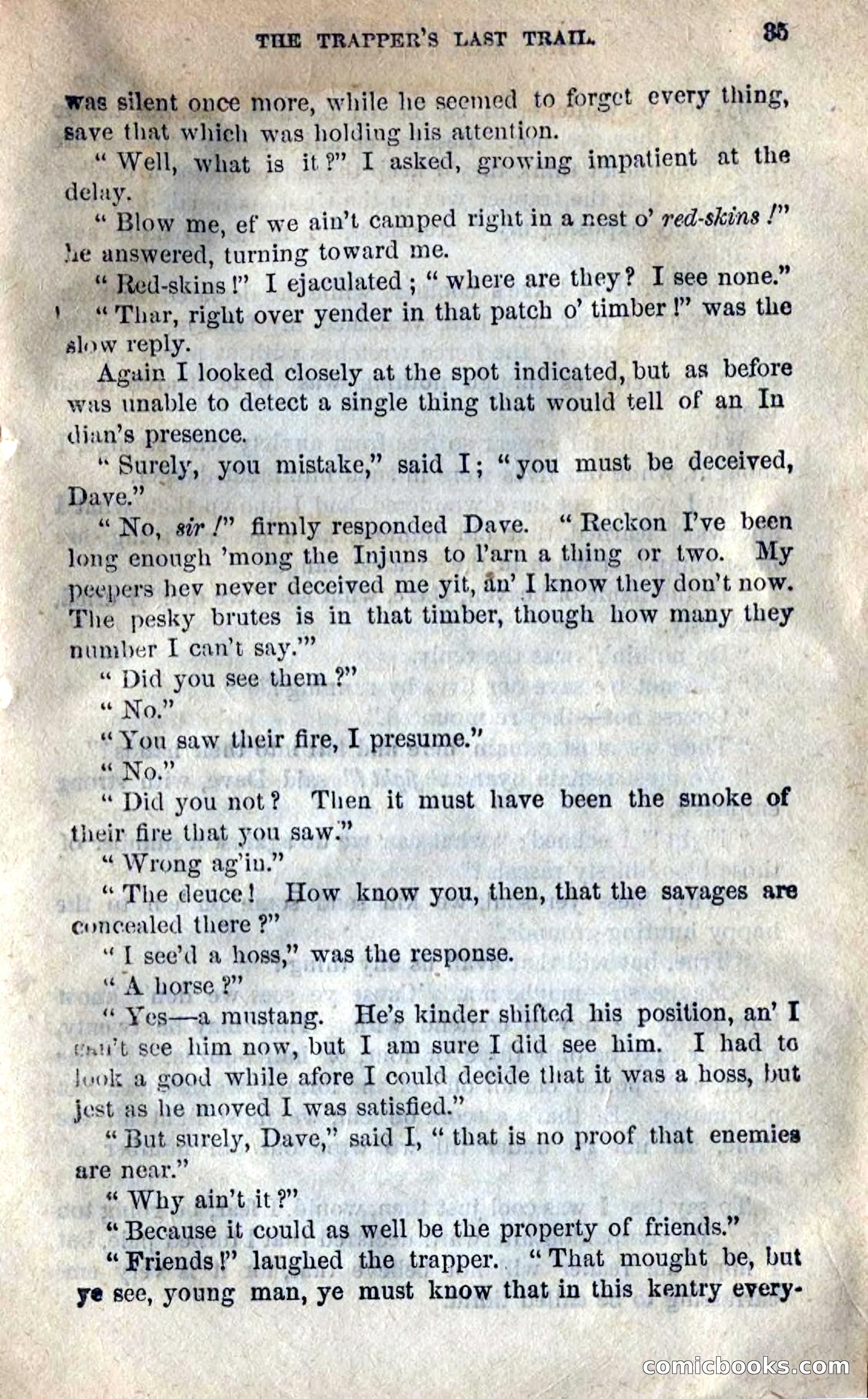 Beadle's New Dime Novels: 'Kirke, the Renegade' — page 31 of 100