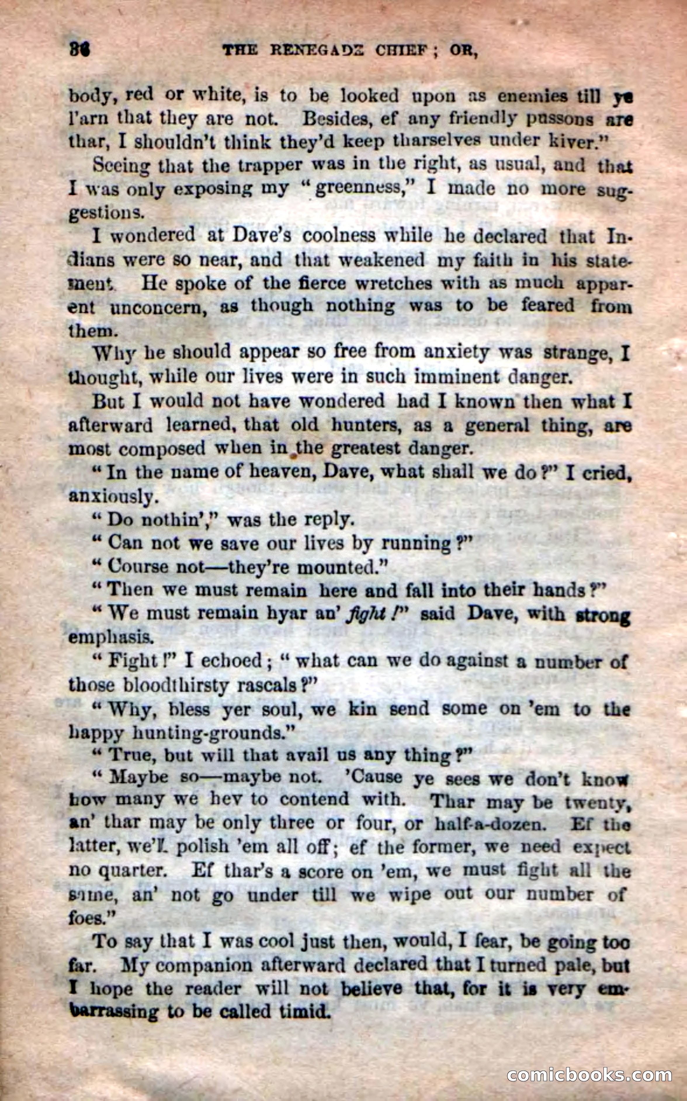 Beadle's New Dime Novels: 'Kirke, the Renegade' — page 32 of 100