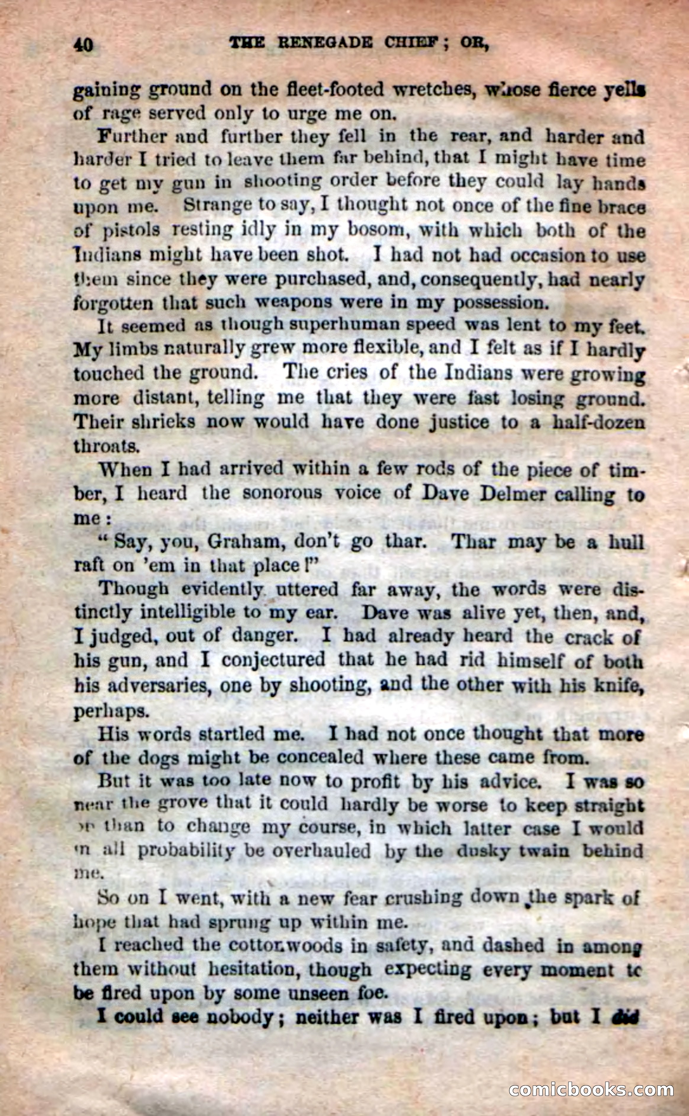 Beadle's New Dime Novels: 'Kirke, the Renegade' — page 36 of 100