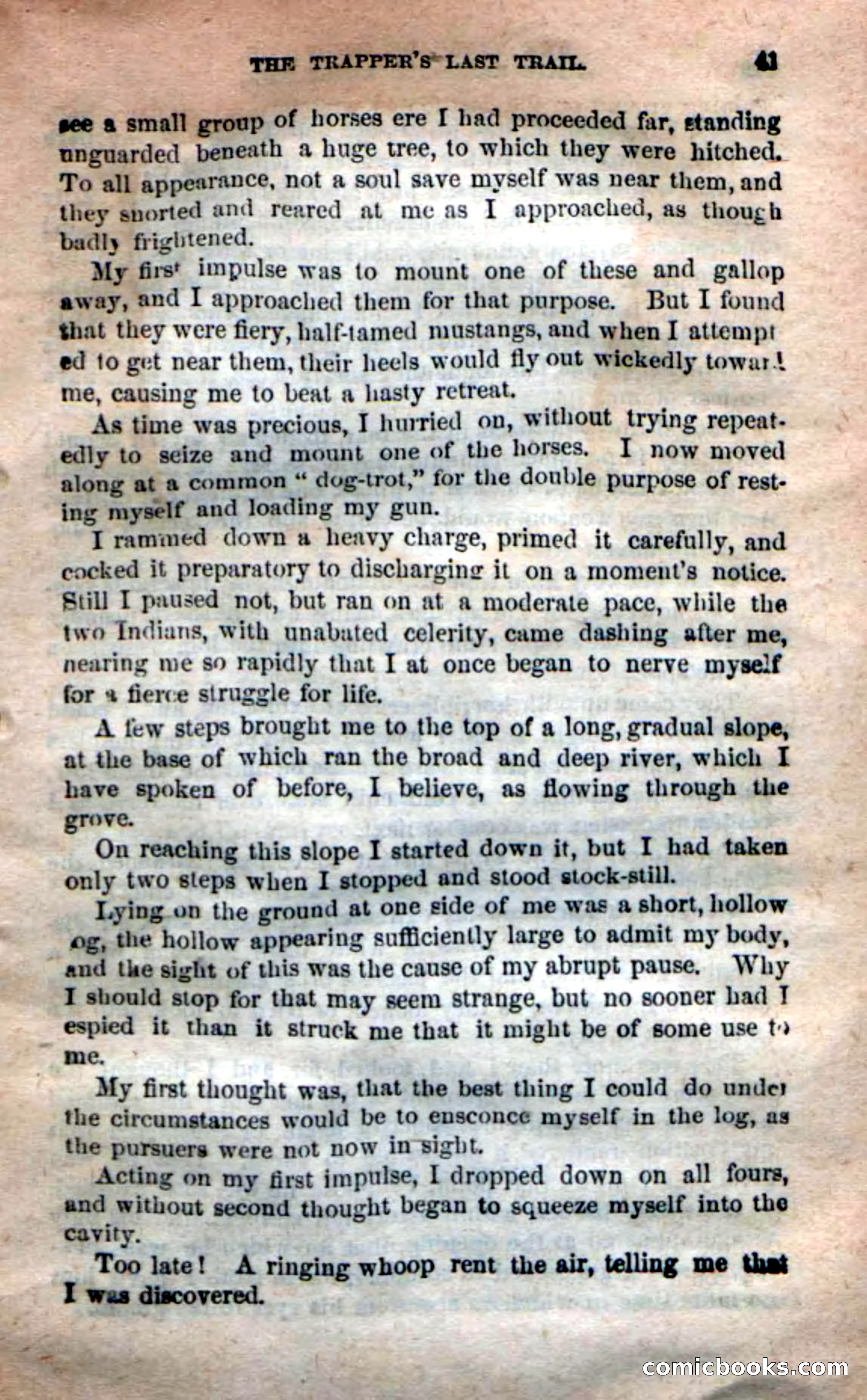 Beadle's New Dime Novels: 'Kirke, the Renegade' — page 37 of 100