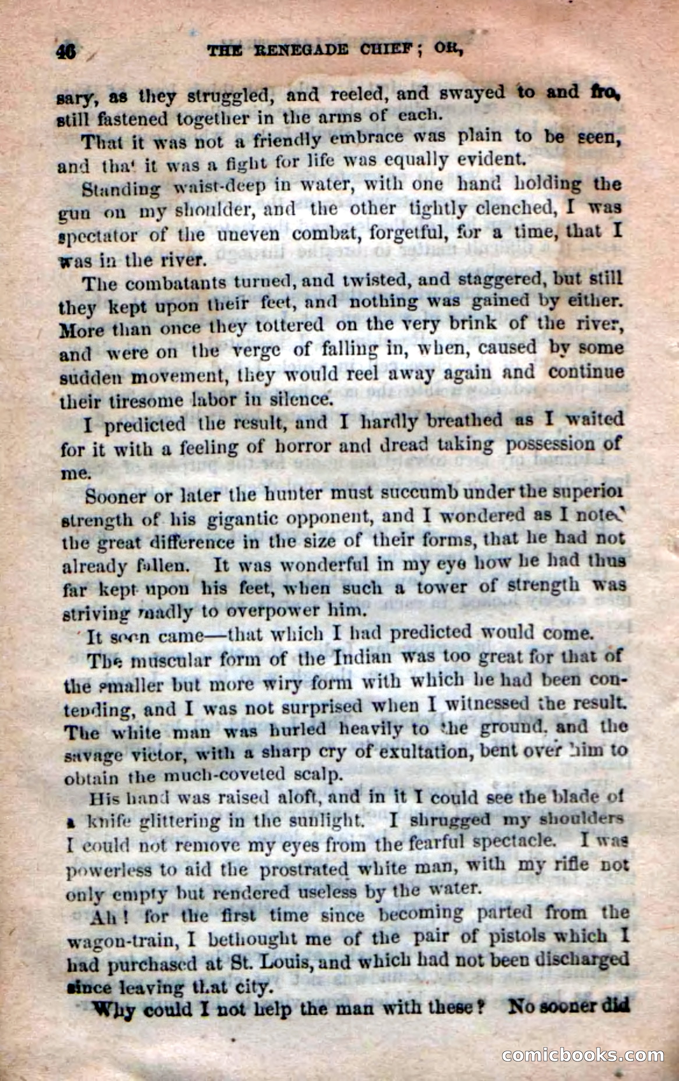 Beadle's New Dime Novels: 'Kirke, the Renegade' — page 42 of 100