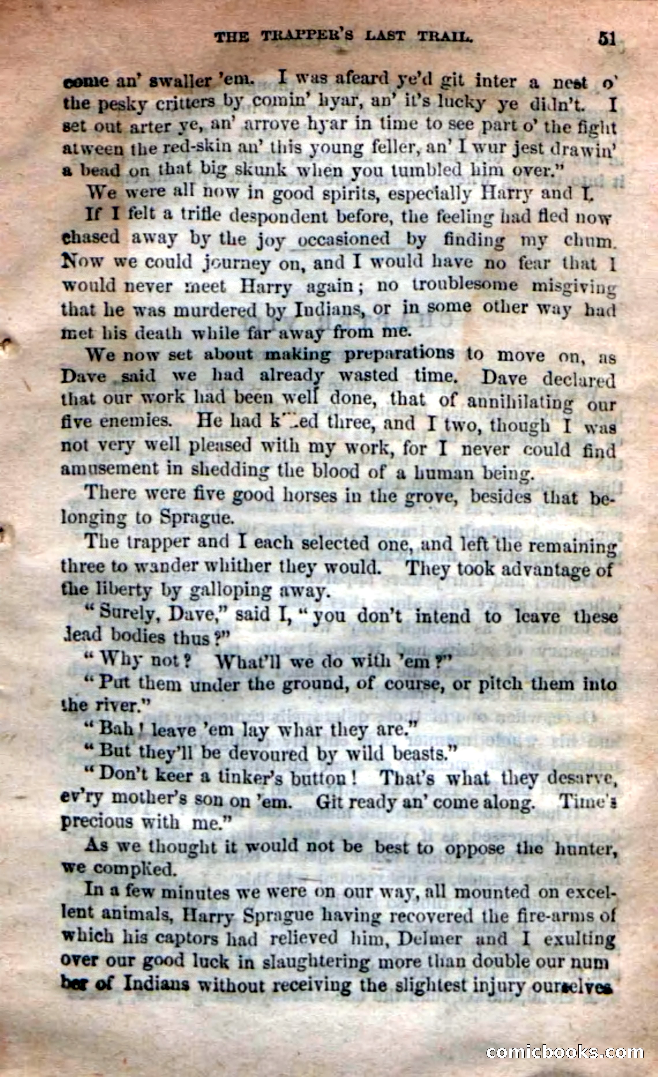 Beadle's New Dime Novels: 'Kirke, the Renegade' — page 47 of 100