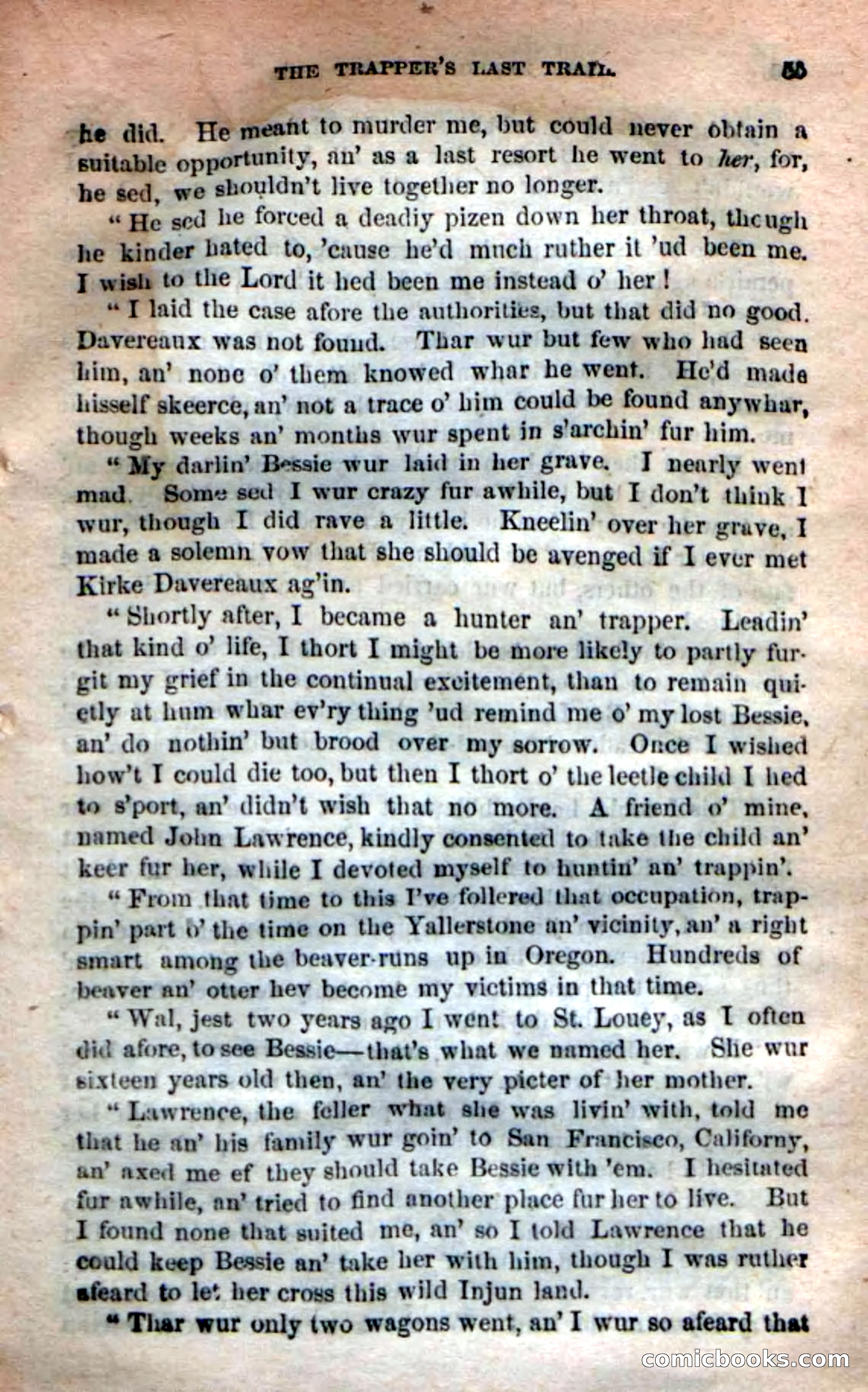 Beadle's New Dime Novels: 'Kirke, the Renegade' — page 51 of 100