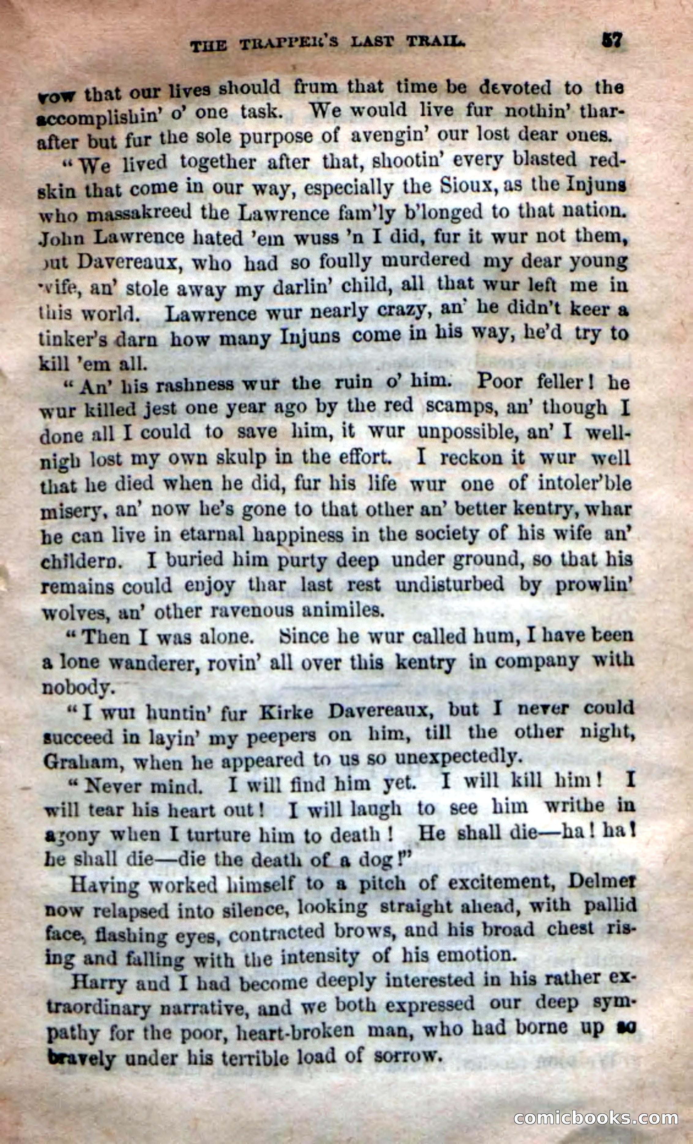 Beadle's New Dime Novels: 'Kirke, the Renegade' — page 53 of 100