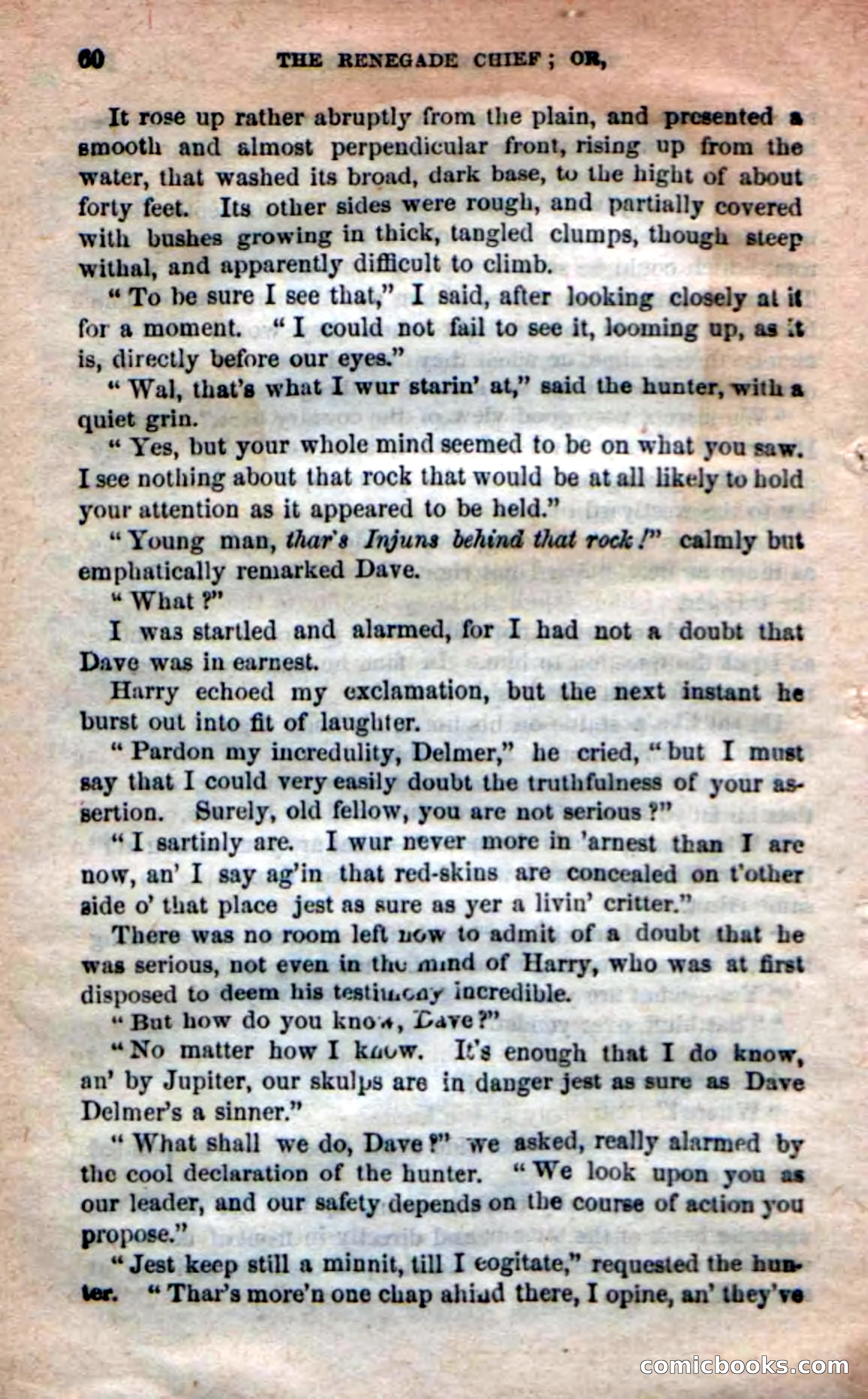 Beadle's New Dime Novels: 'Kirke, the Renegade' — page 56 of 100
