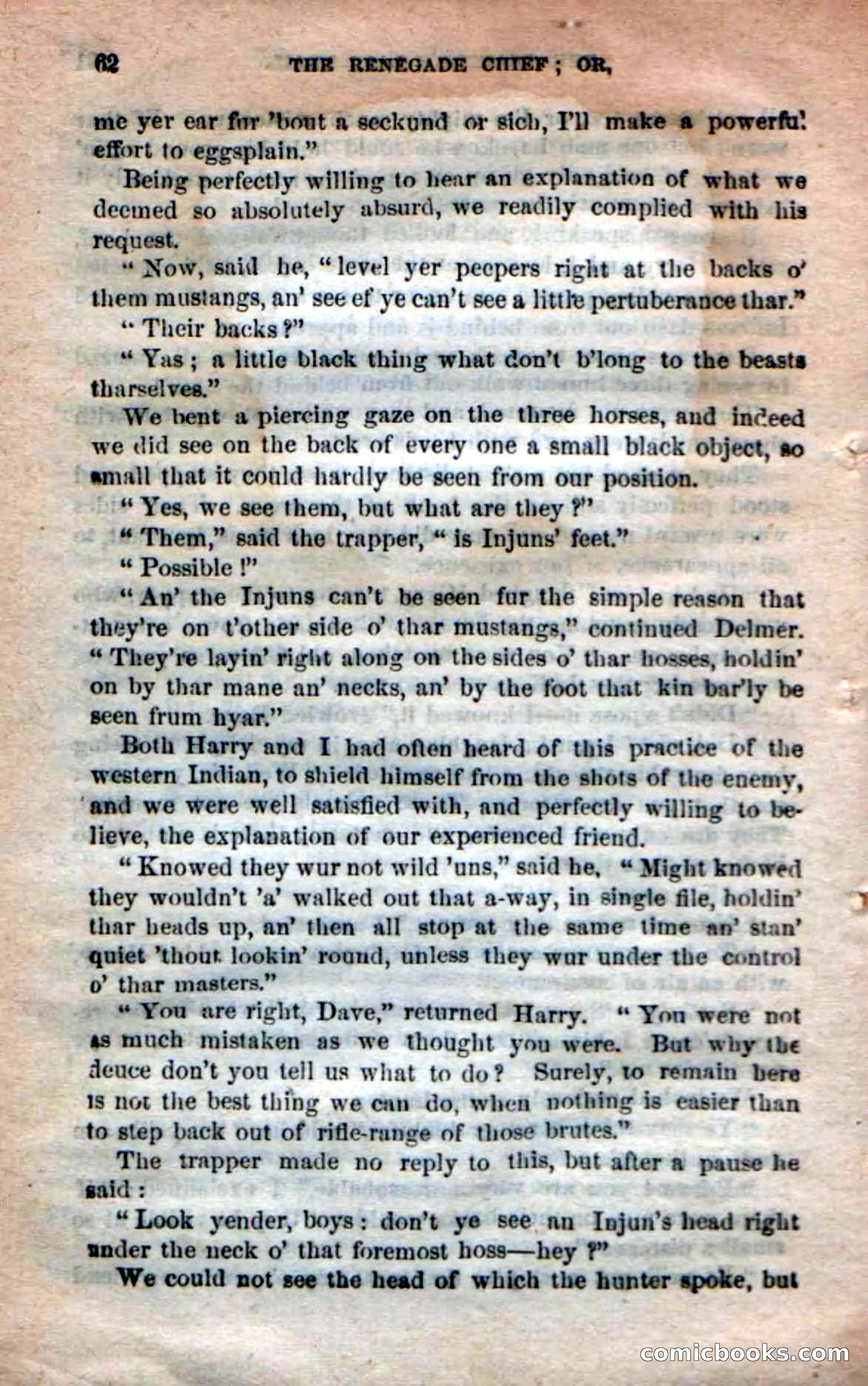 Beadle's New Dime Novels: 'Kirke, the Renegade' — page 58 of 100