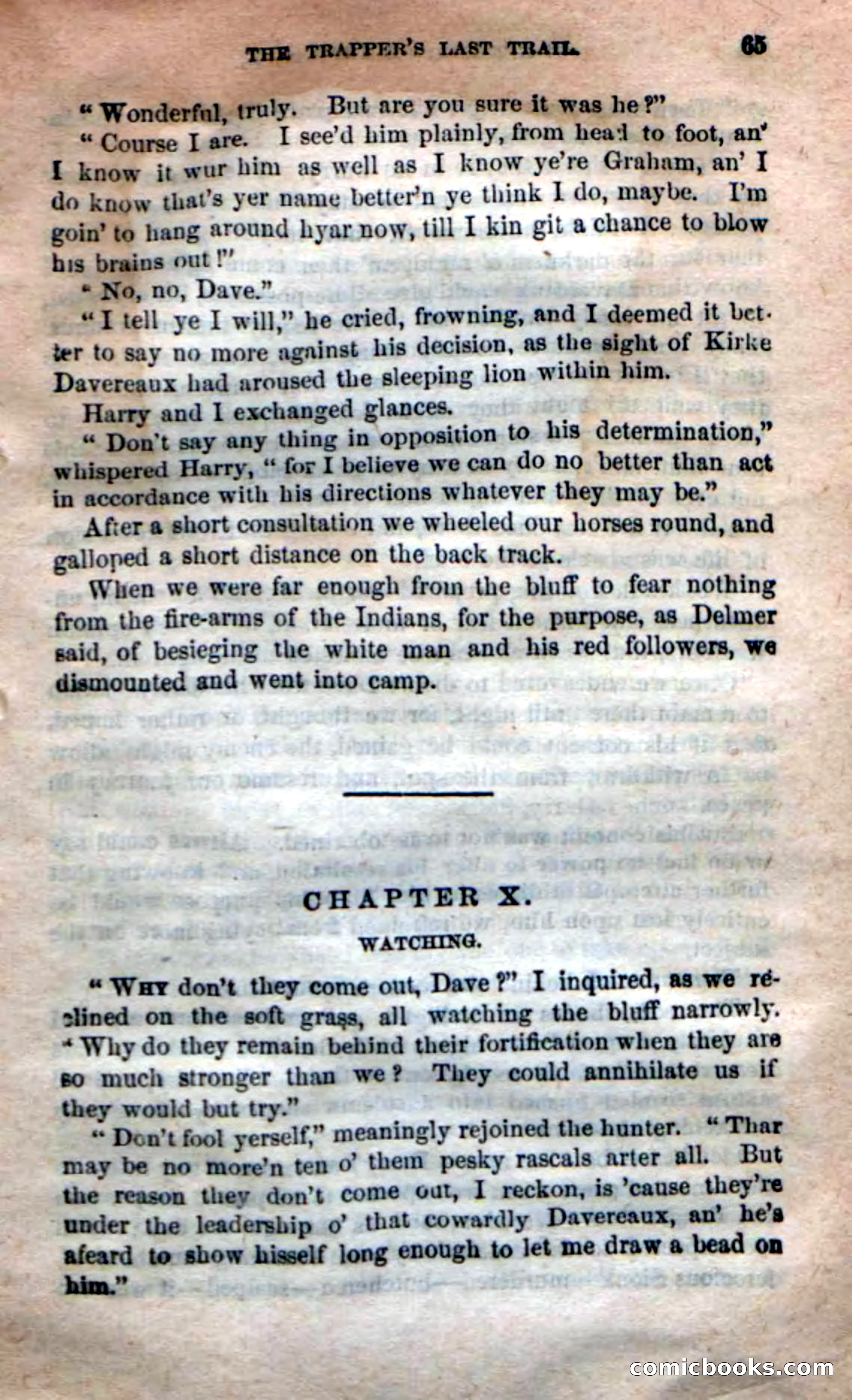 Beadle's New Dime Novels: 'Kirke, the Renegade' — page 61 of 100