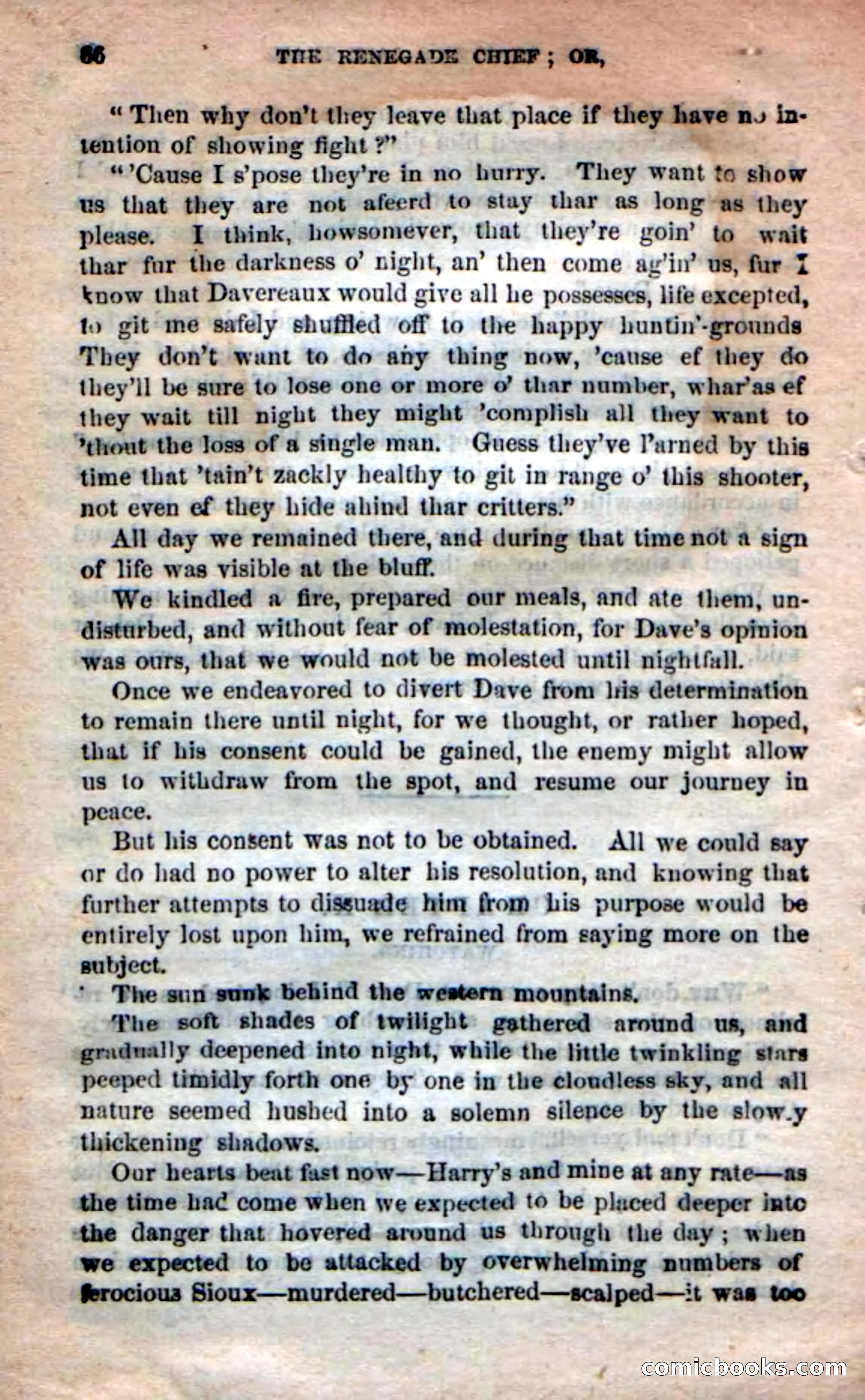 Beadle's New Dime Novels: 'Kirke, the Renegade' — page 62 of 100
