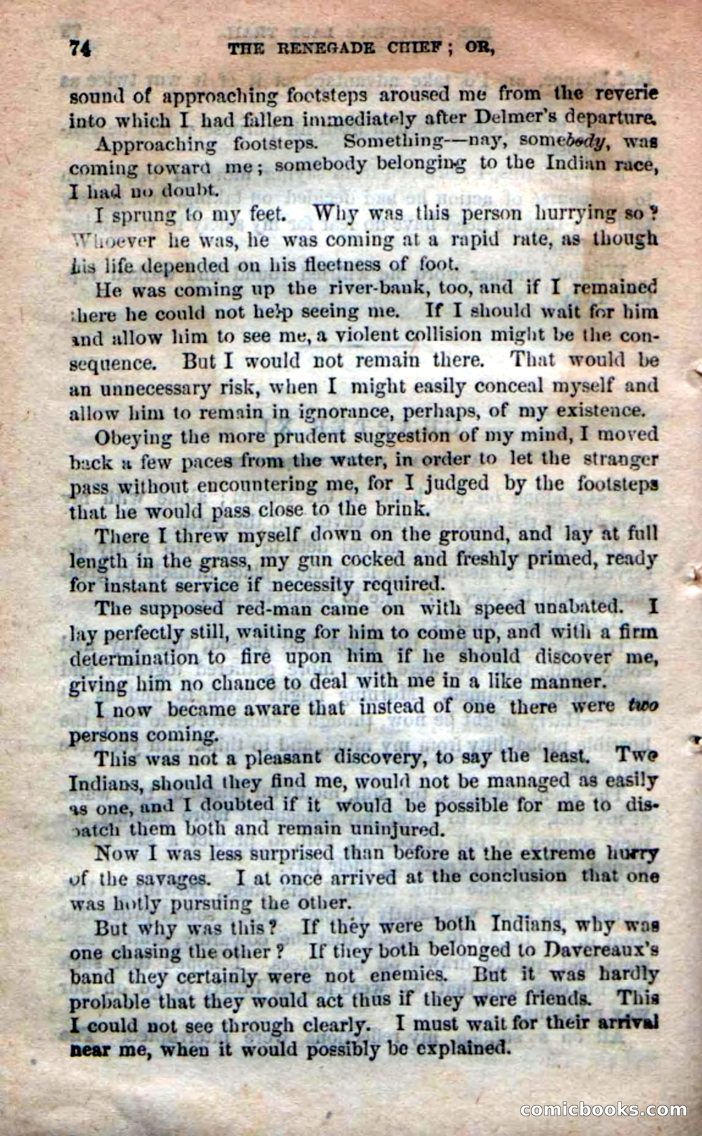 Beadle's New Dime Novels: 'Kirke, the Renegade' — page 70 of 100