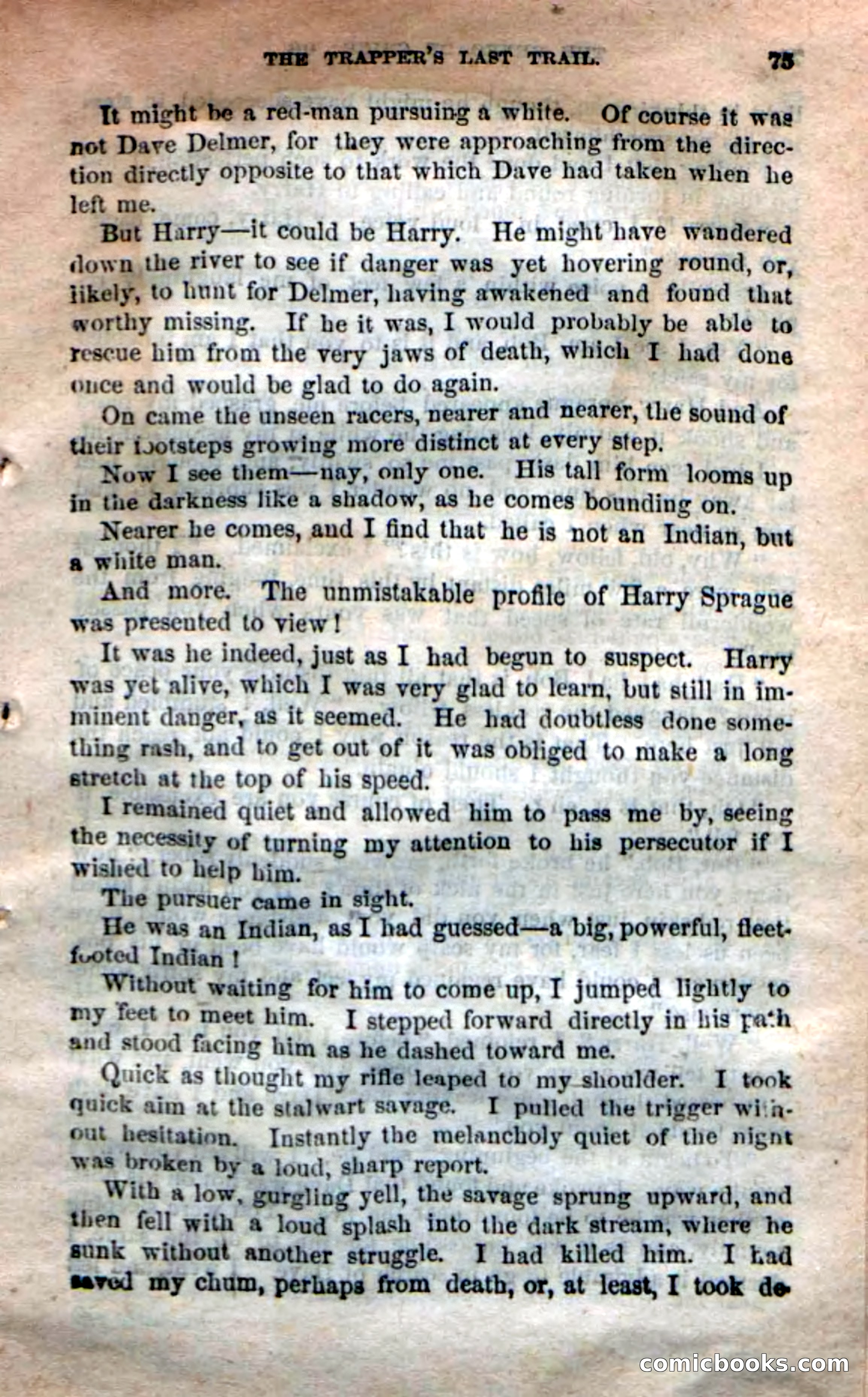 Beadle's New Dime Novels: 'Kirke, the Renegade' — page 71 of 100