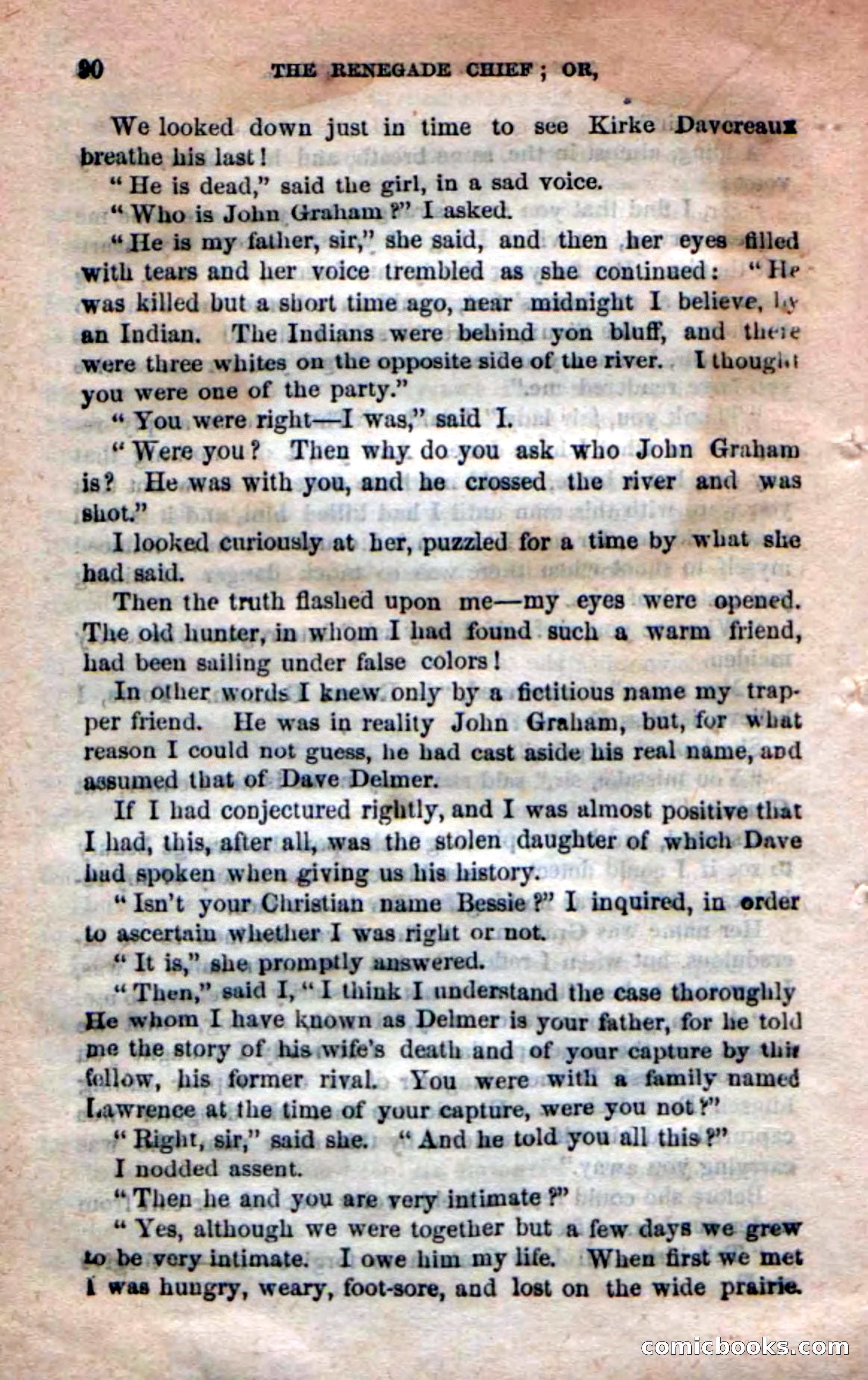 Beadle's New Dime Novels: 'Kirke, the Renegade' — page 86 of 100