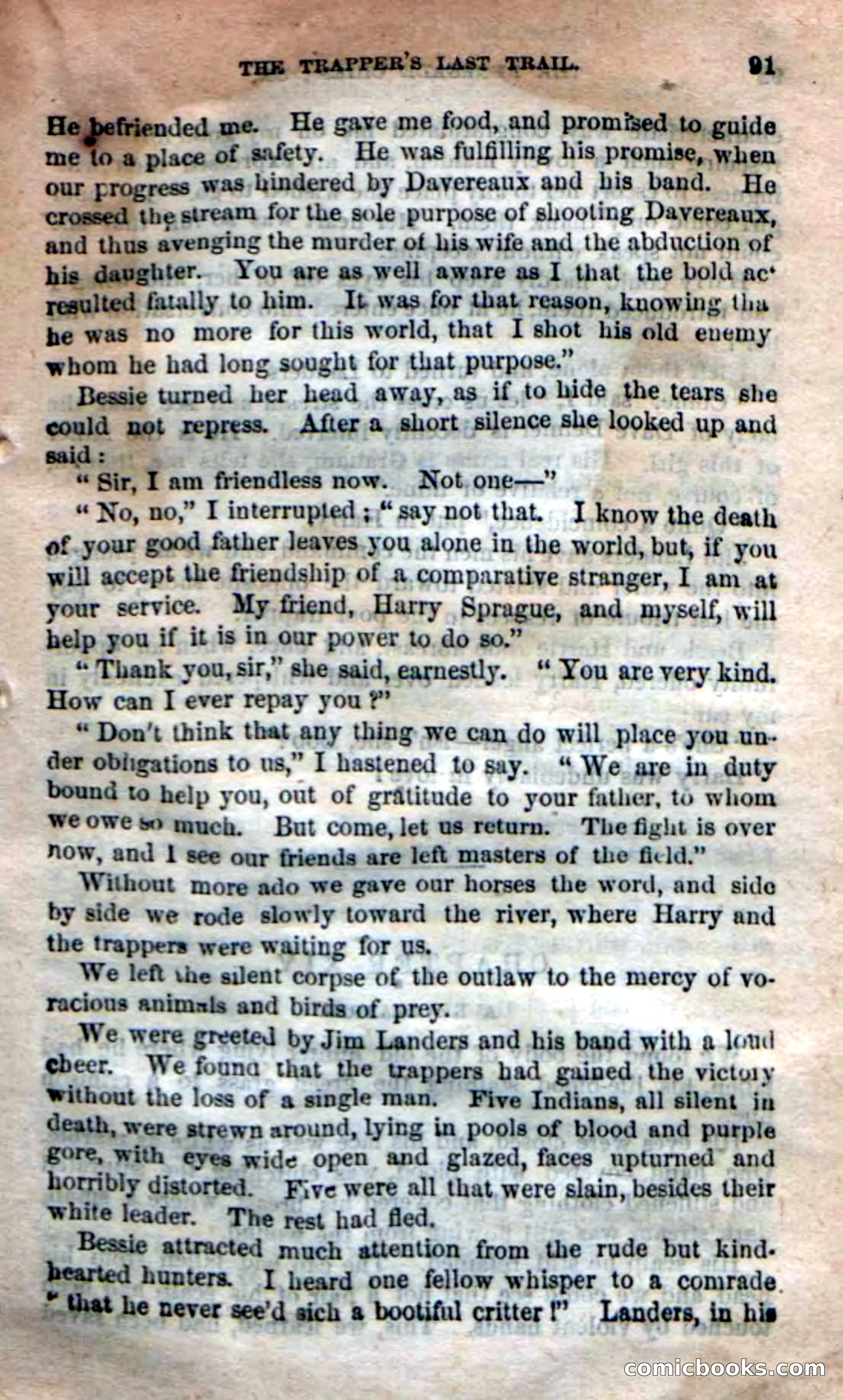 Beadle's New Dime Novels: 'Kirke, the Renegade' — page 87 of 100