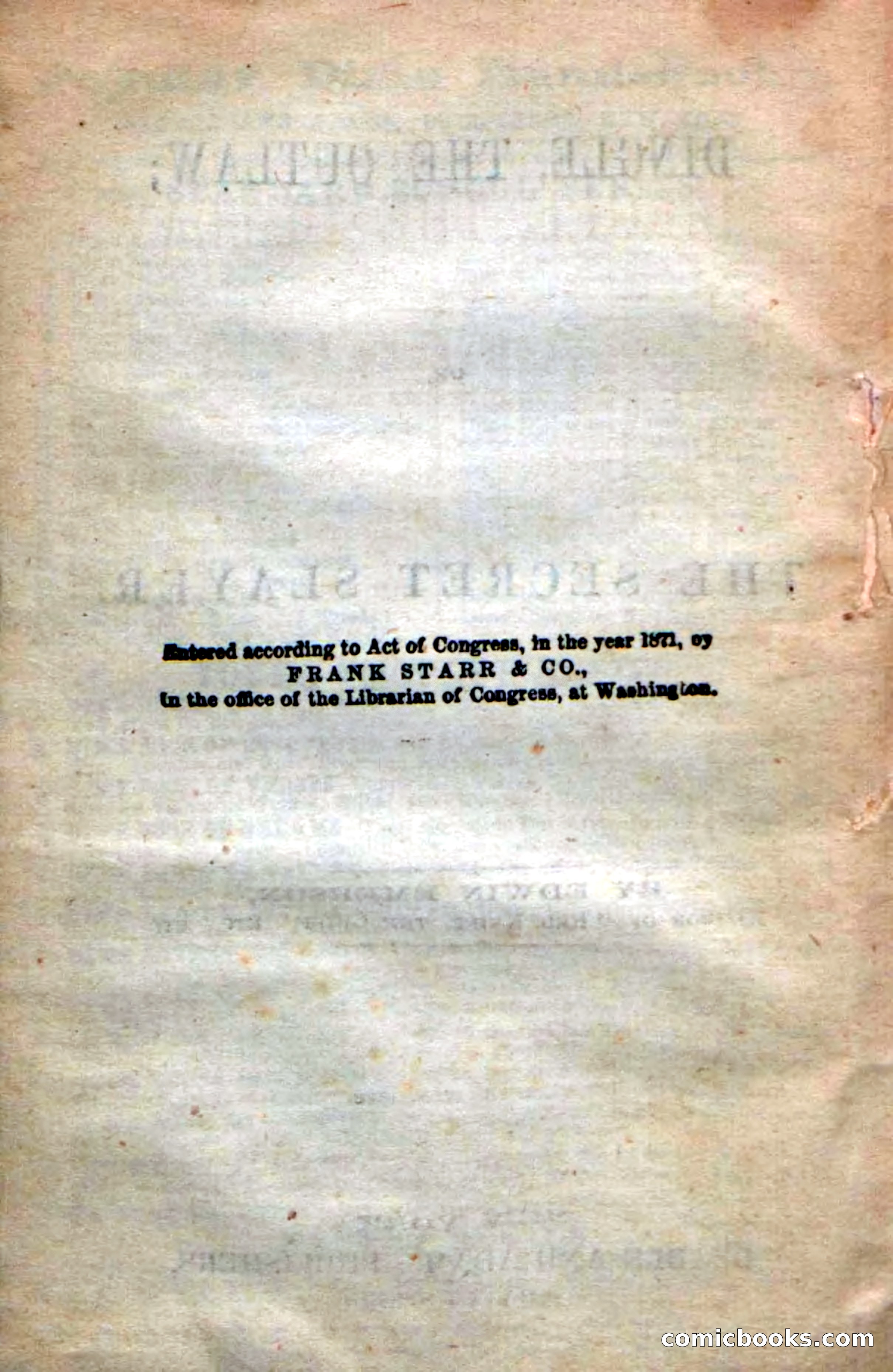 Beadle's New Dime Novels: 'Dingle, the Outlaw' — page 4 of 100