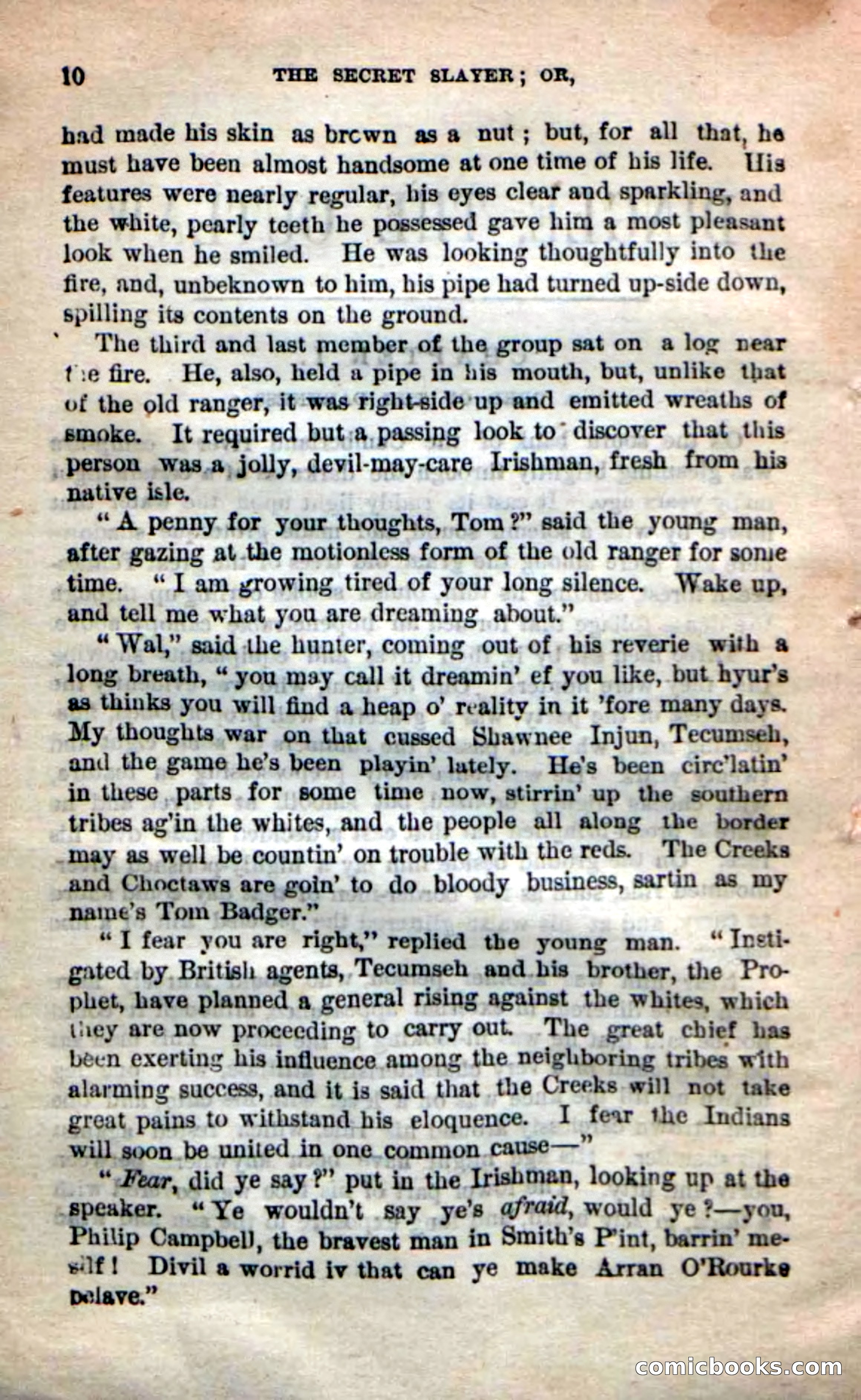 Beadle's New Dime Novels: 'Dingle, the Outlaw' — page 6 of 100