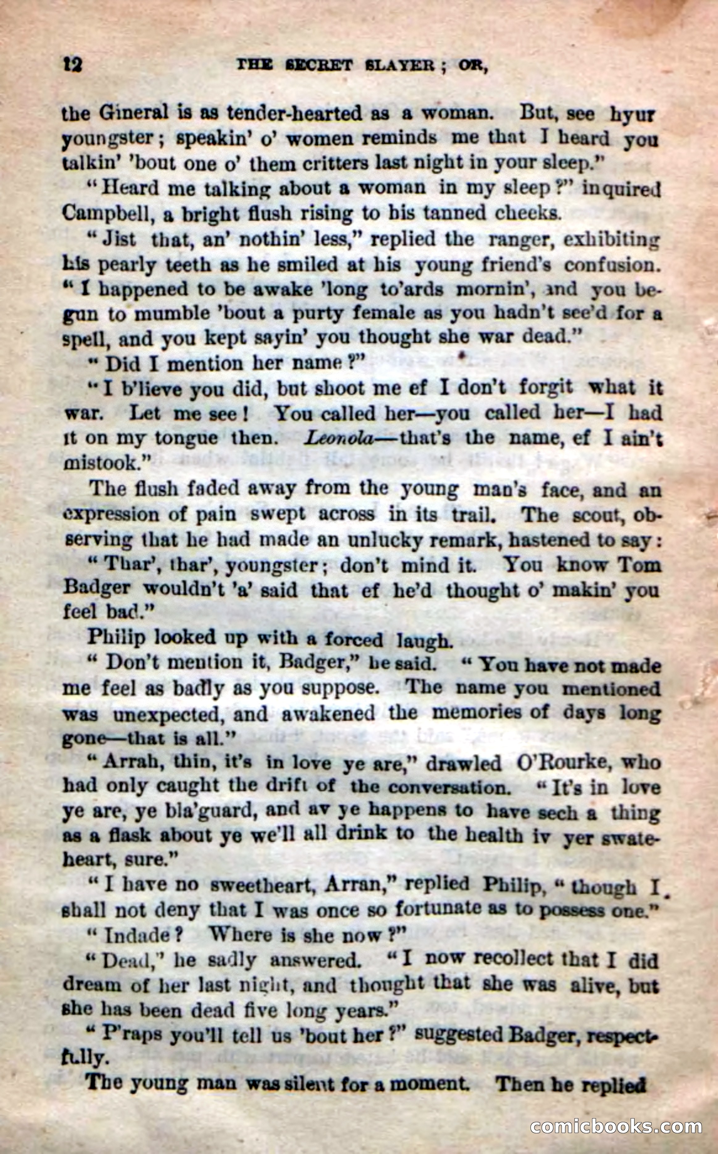 Beadle's New Dime Novels: 'Dingle, the Outlaw' — page 8 of 100
