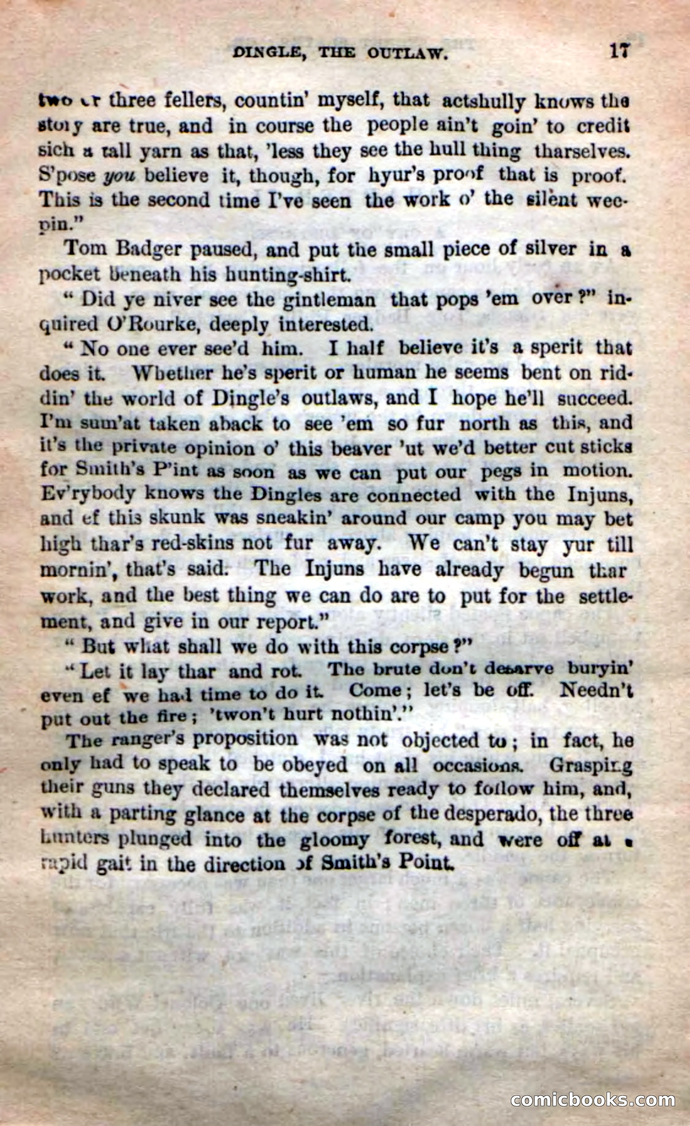 Beadle's New Dime Novels: 'Dingle, the Outlaw' — page 13 of 100