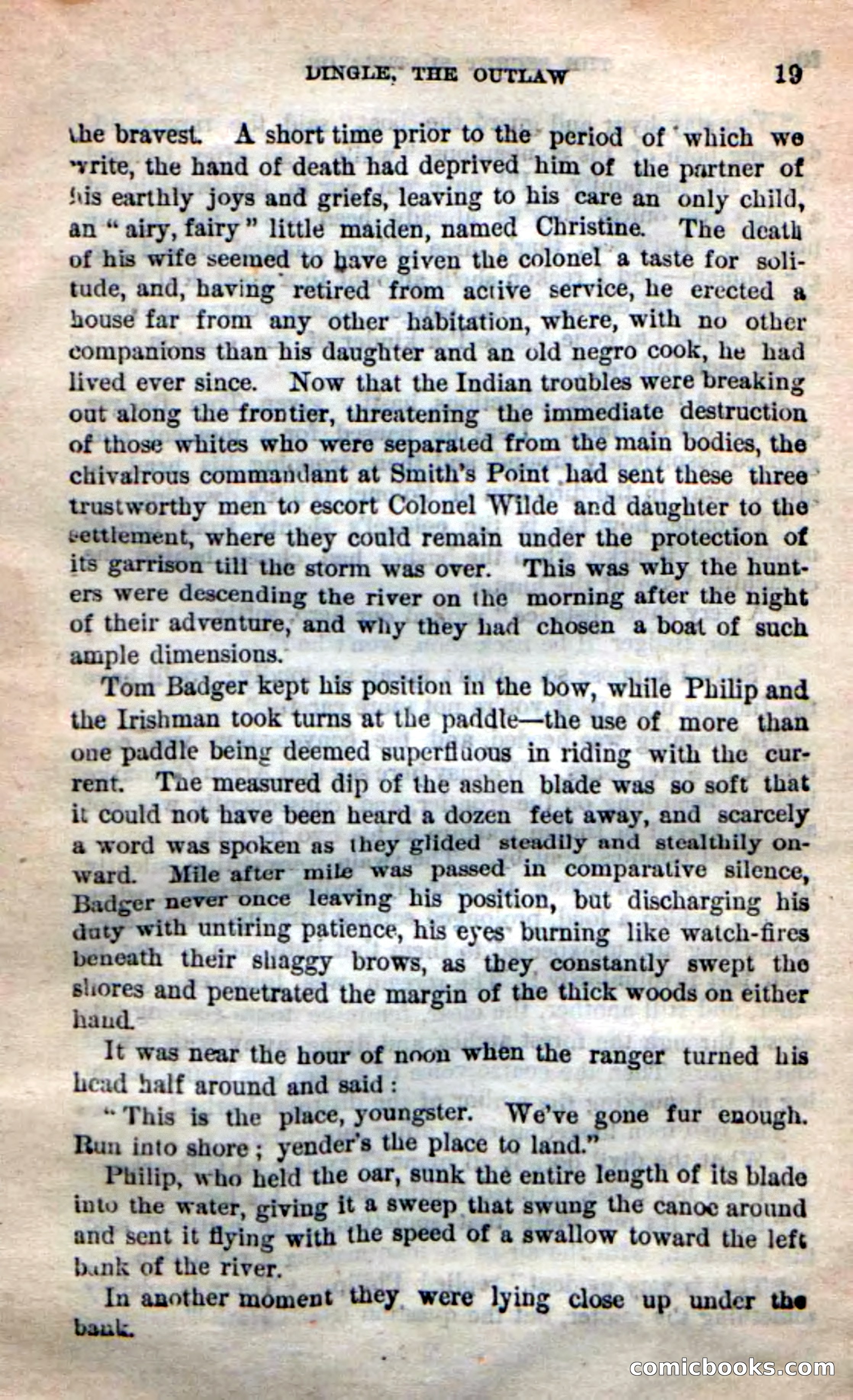 Beadle's New Dime Novels: 'Dingle, the Outlaw' — page 15 of 100
