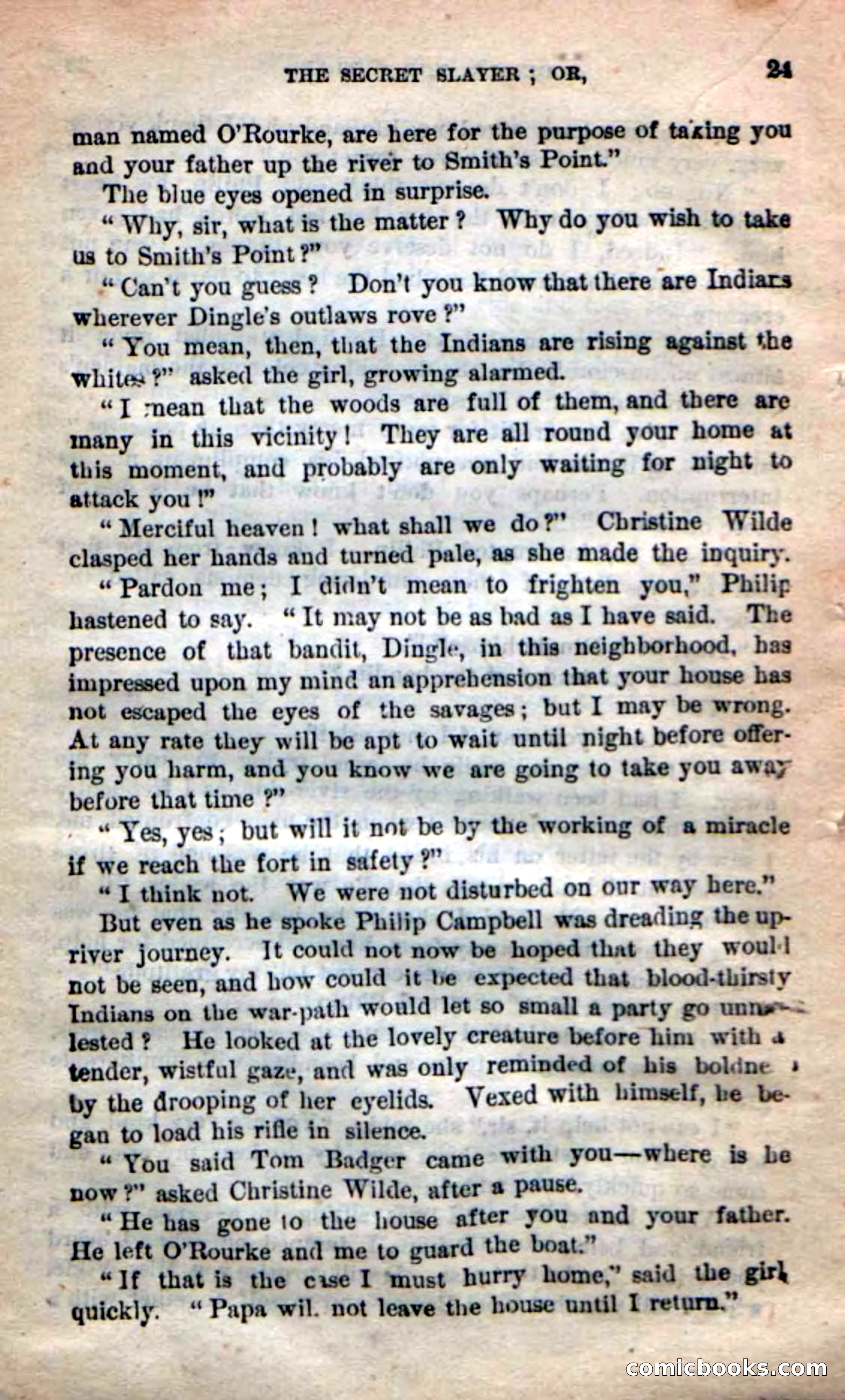 Beadle's New Dime Novels: 'Dingle, the Outlaw' — page 20 of 100