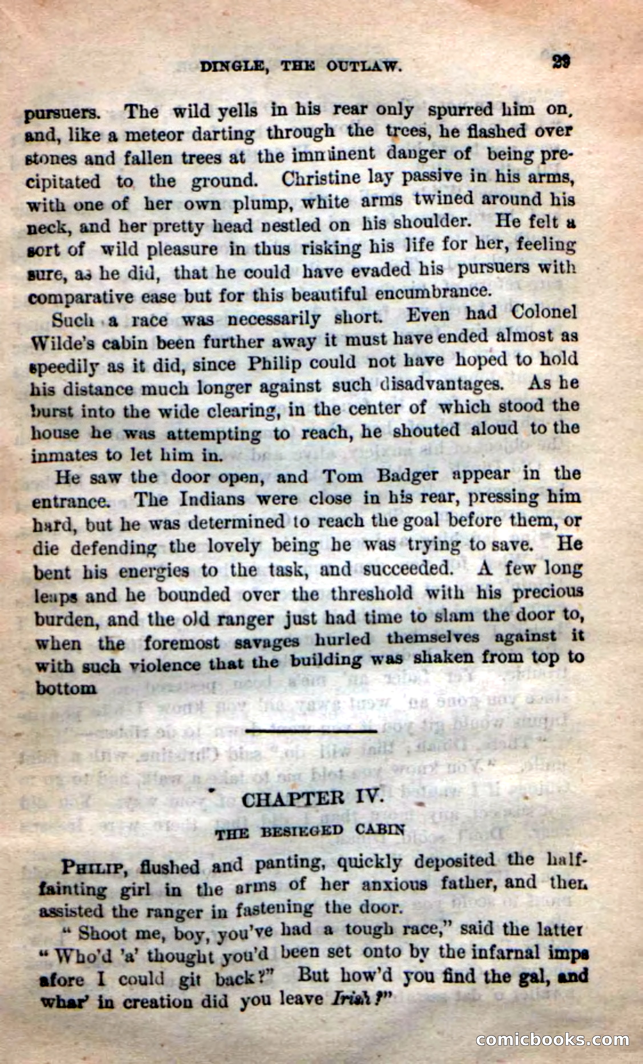 Beadle's New Dime Novels: 'Dingle, the Outlaw' — page 25 of 100
