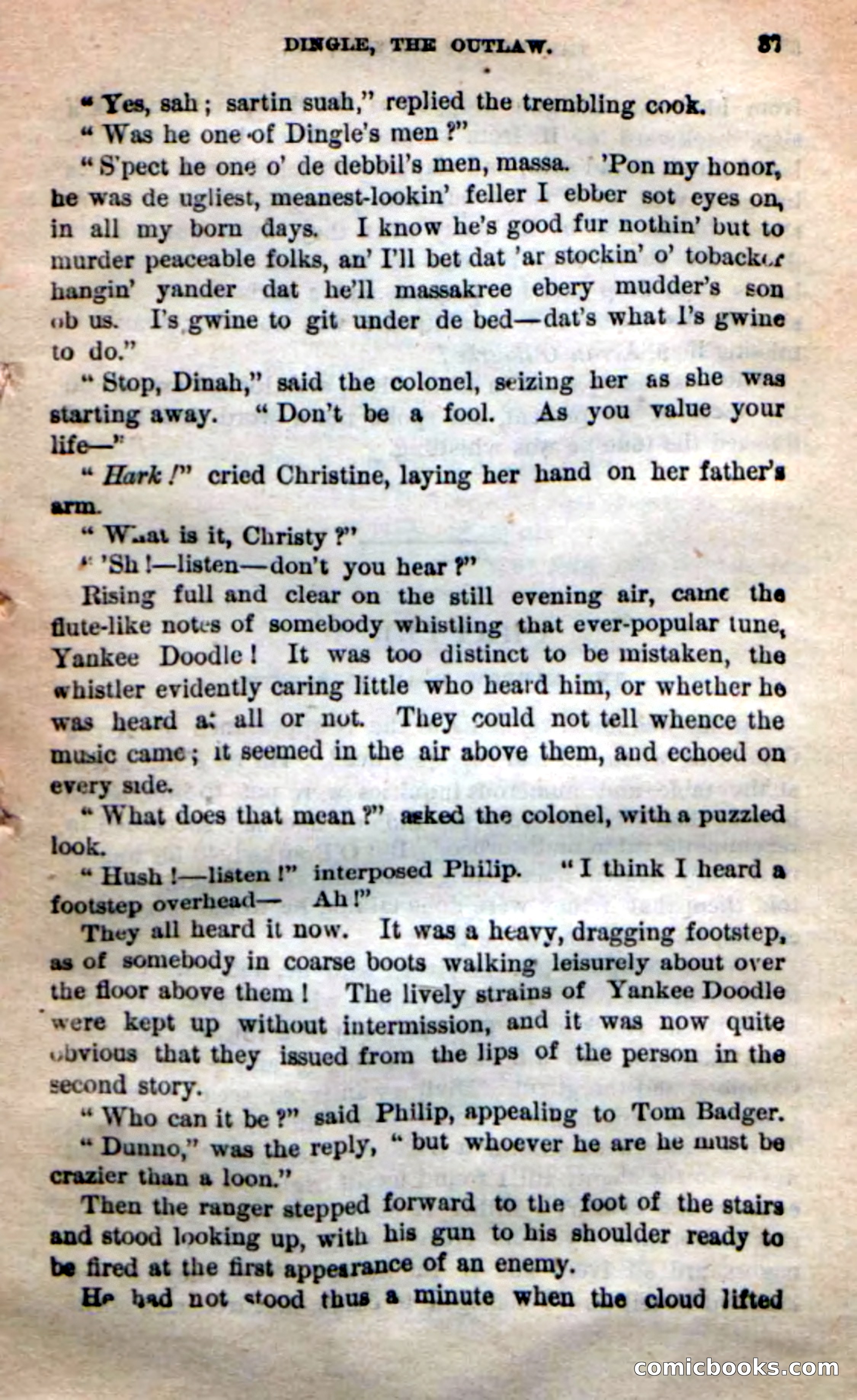 Beadle's New Dime Novels: 'Dingle, the Outlaw' — page 33 of 100