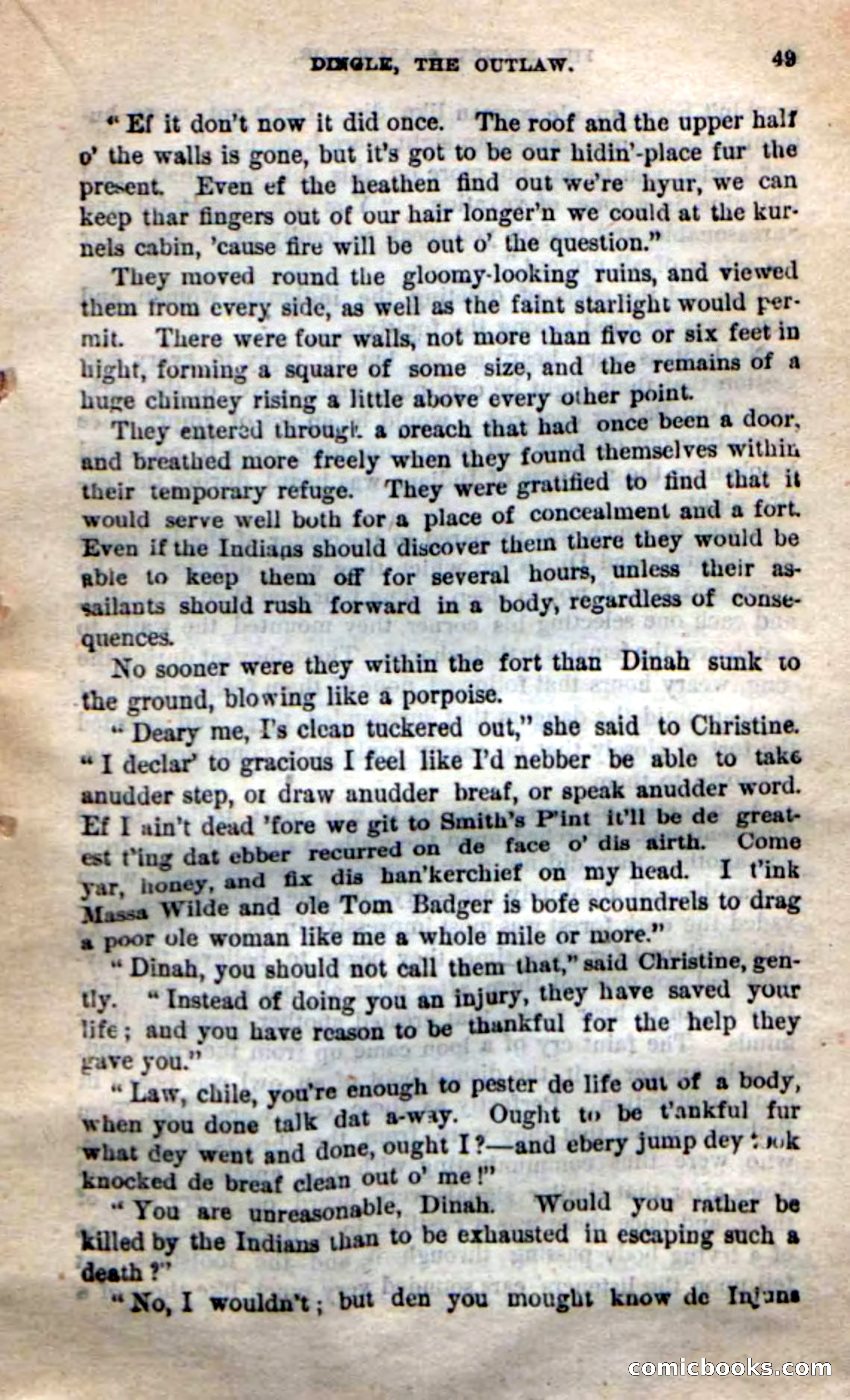 Beadle's New Dime Novels: 'Dingle, the Outlaw' — page 45 of 100