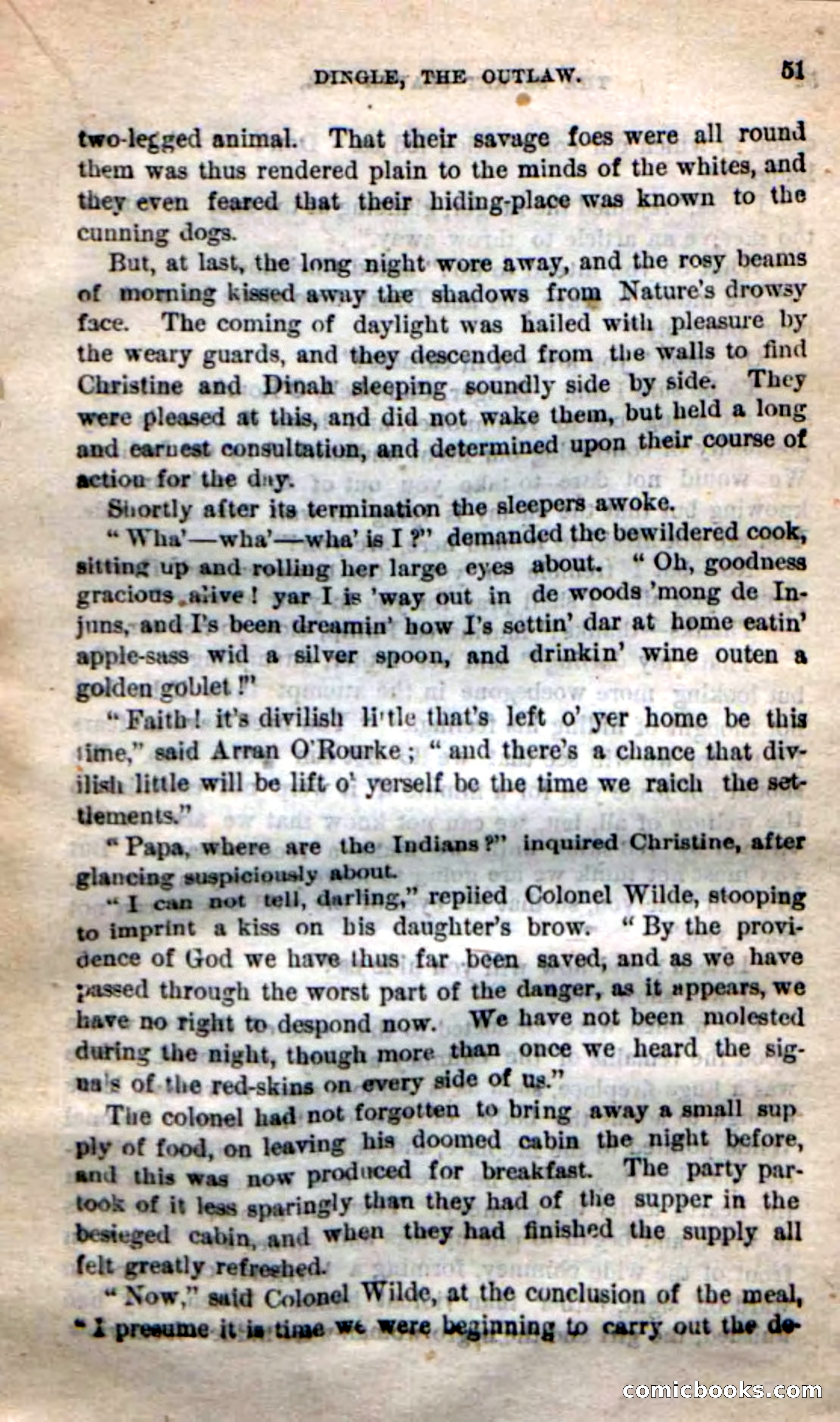 Beadle's New Dime Novels: 'Dingle, the Outlaw' — page 47 of 100