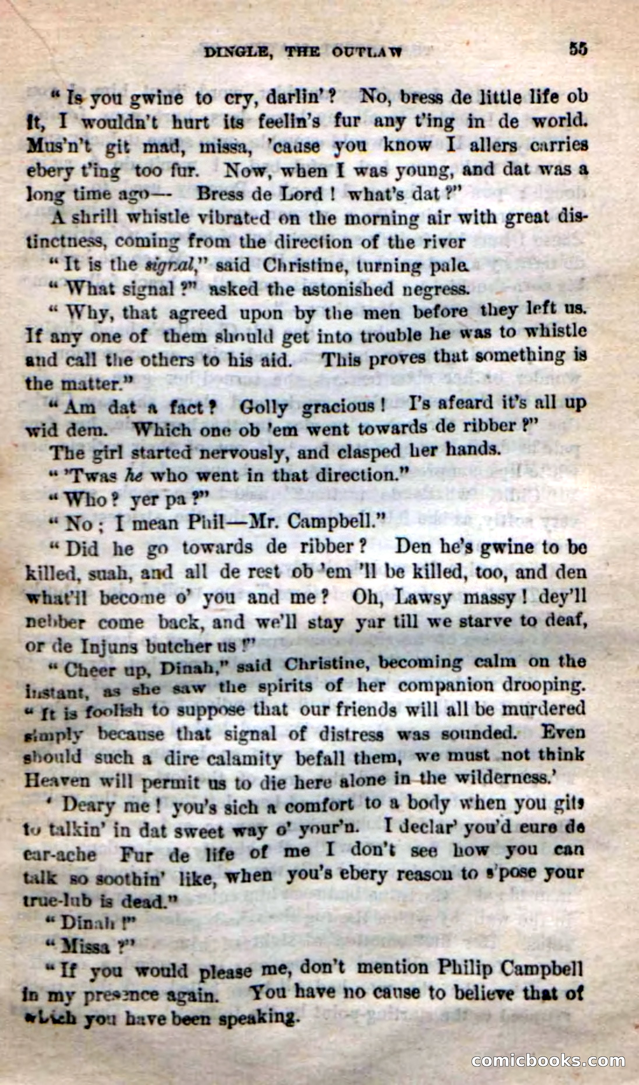 Beadle's New Dime Novels: 'Dingle, the Outlaw' — page 51 of 100