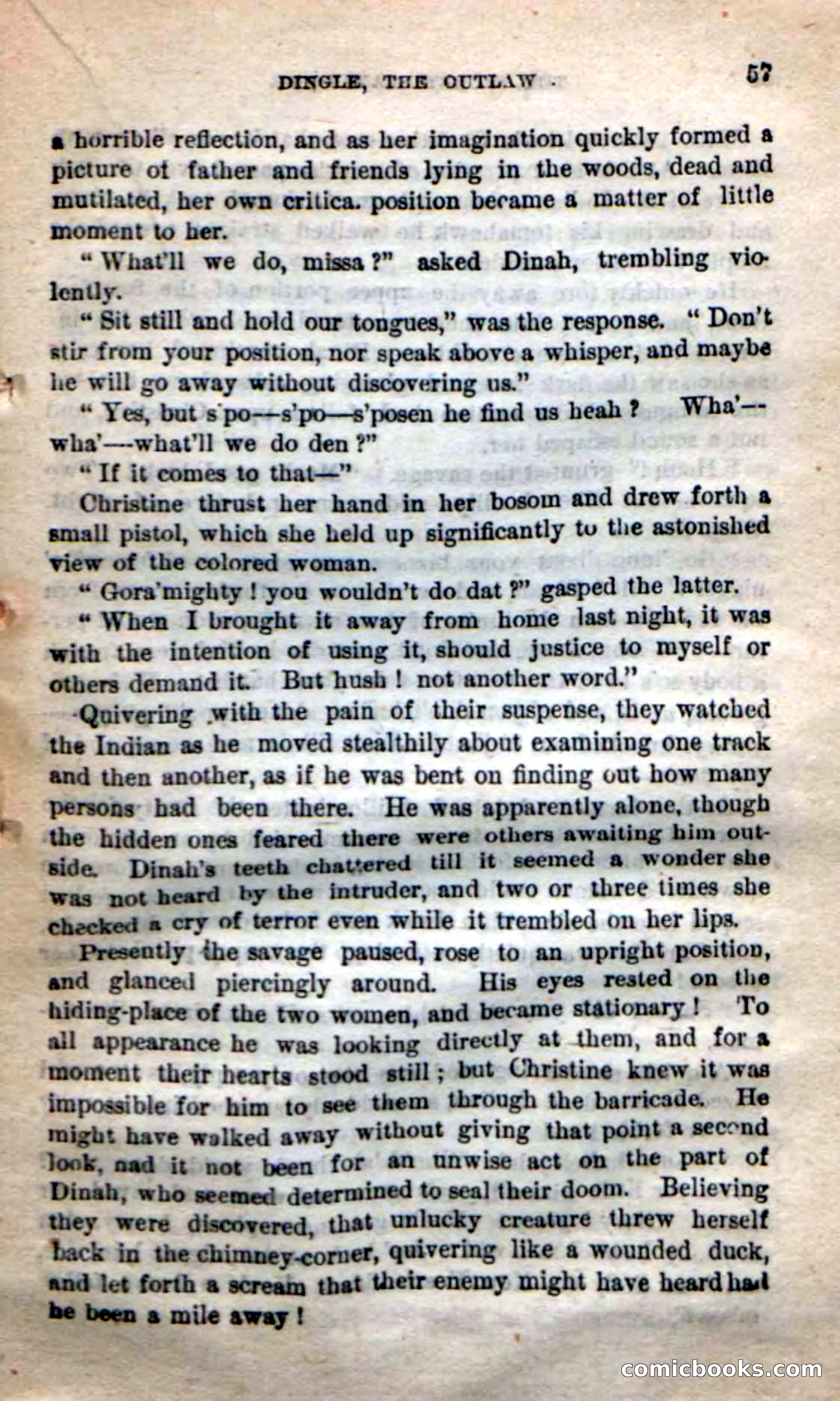 Beadle's New Dime Novels: 'Dingle, the Outlaw' — page 53 of 100