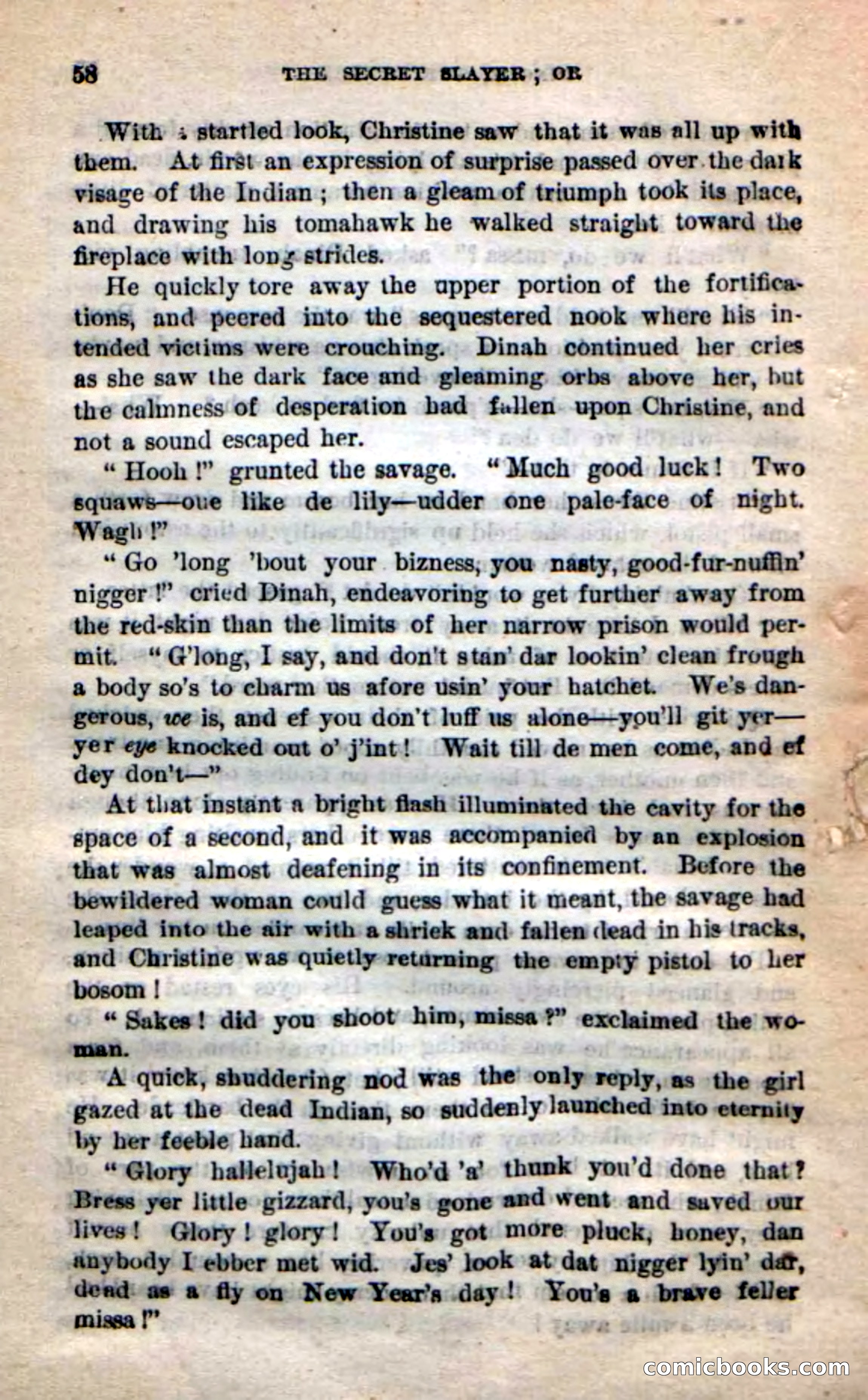 Beadle's New Dime Novels: 'Dingle, the Outlaw' — page 54 of 100