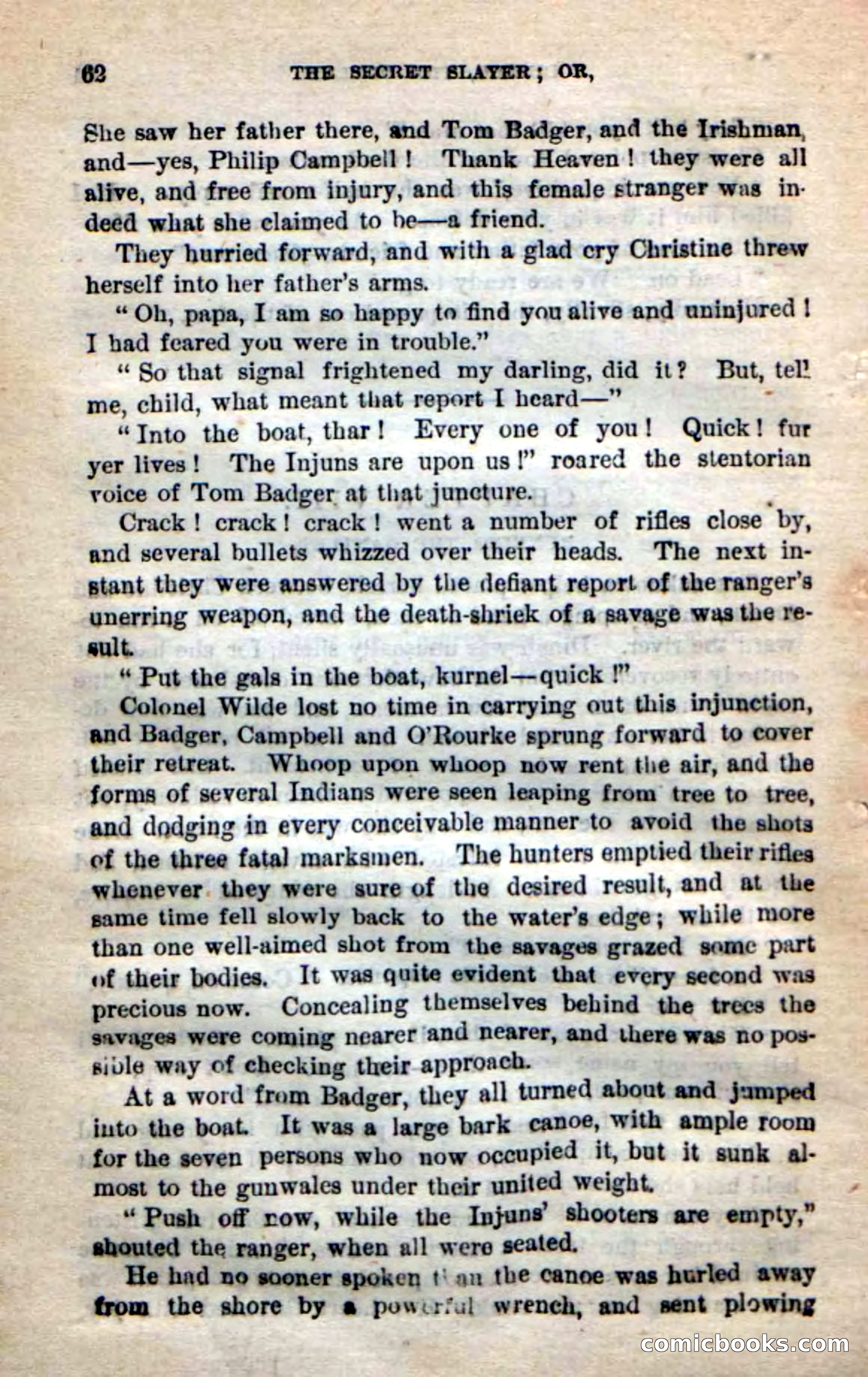 Beadle's New Dime Novels: 'Dingle, the Outlaw' — page 58 of 100