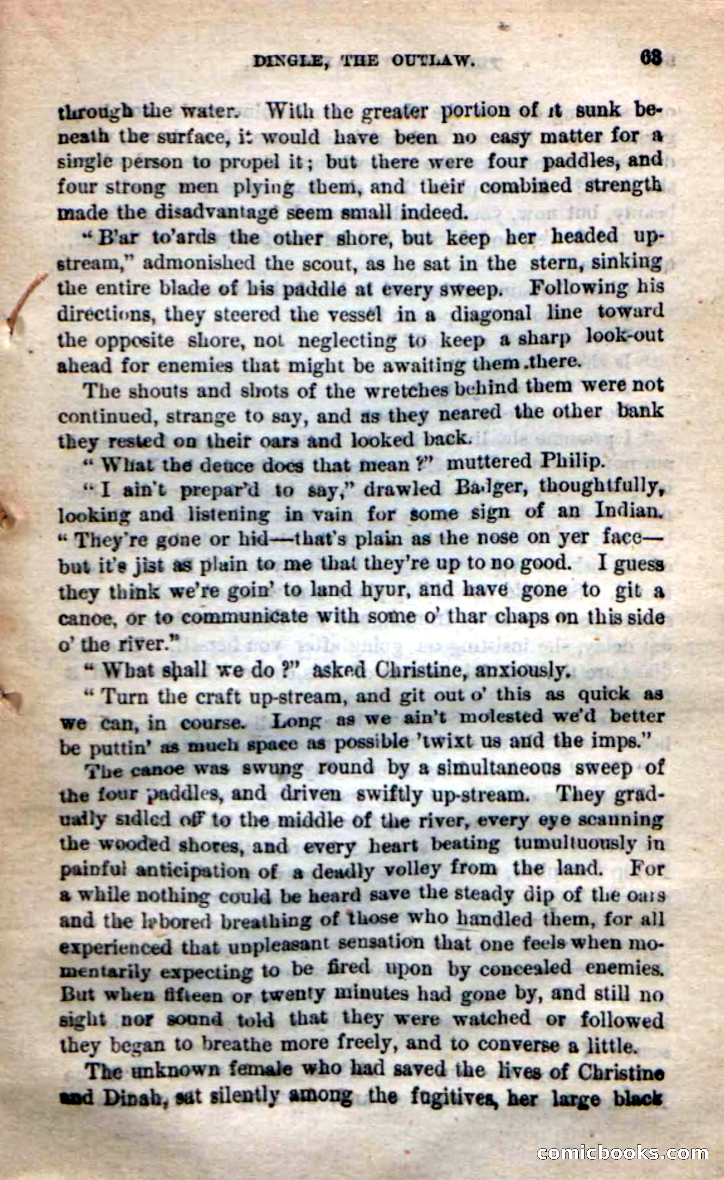 Beadle's New Dime Novels: 'Dingle, the Outlaw' — page 59 of 100