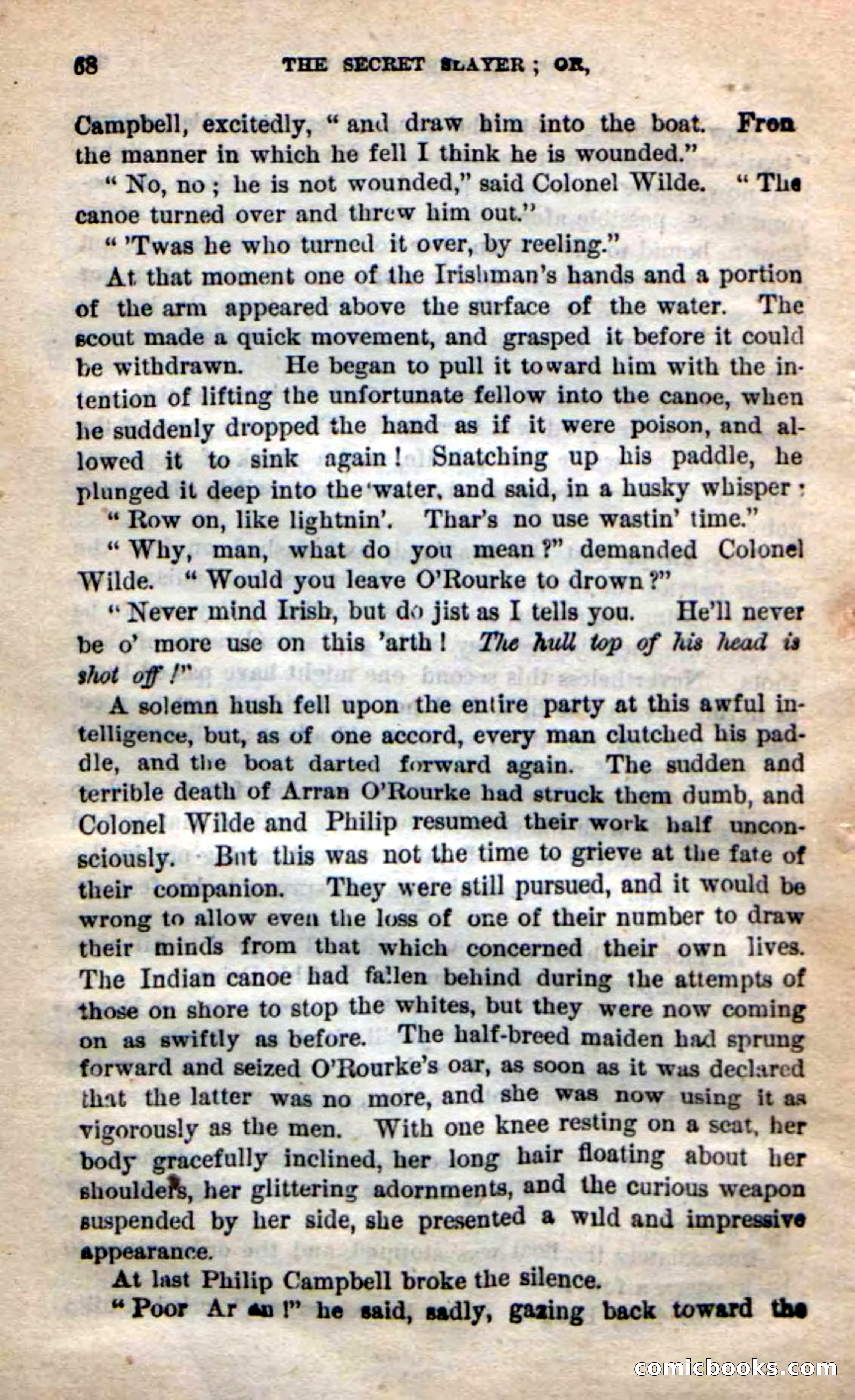 Beadle's New Dime Novels: 'Dingle, the Outlaw' — page 64 of 100