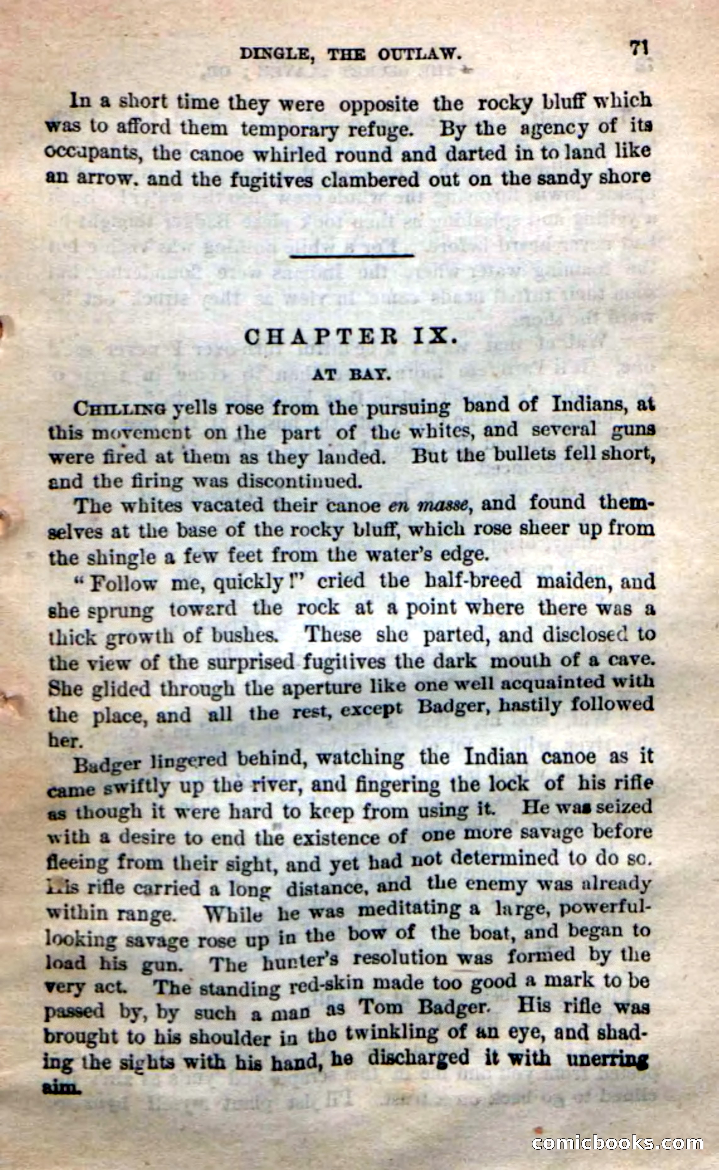 Beadle's New Dime Novels: 'Dingle, the Outlaw' — page 67 of 100