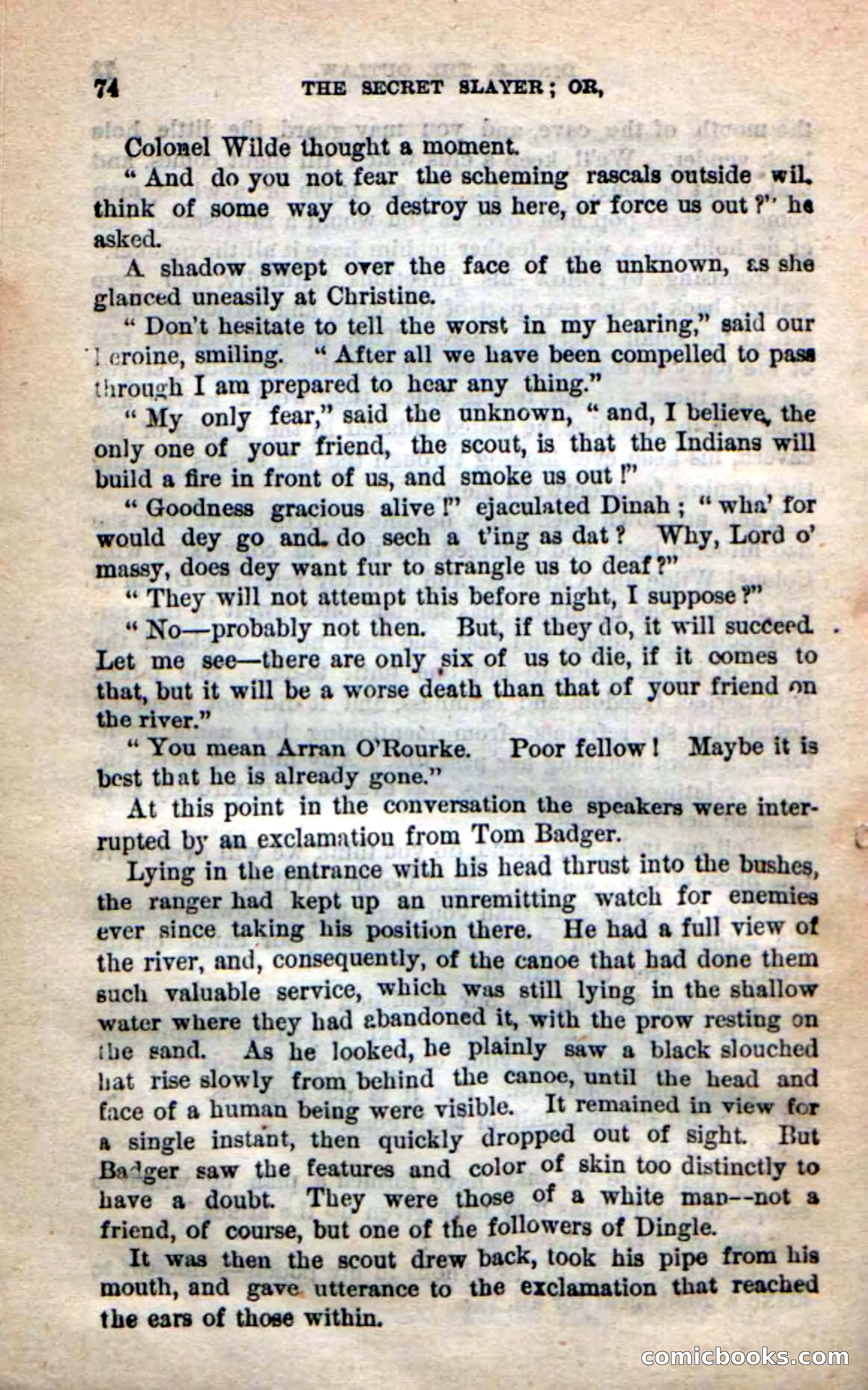 Beadle's New Dime Novels: 'Dingle, the Outlaw' — page 70 of 100