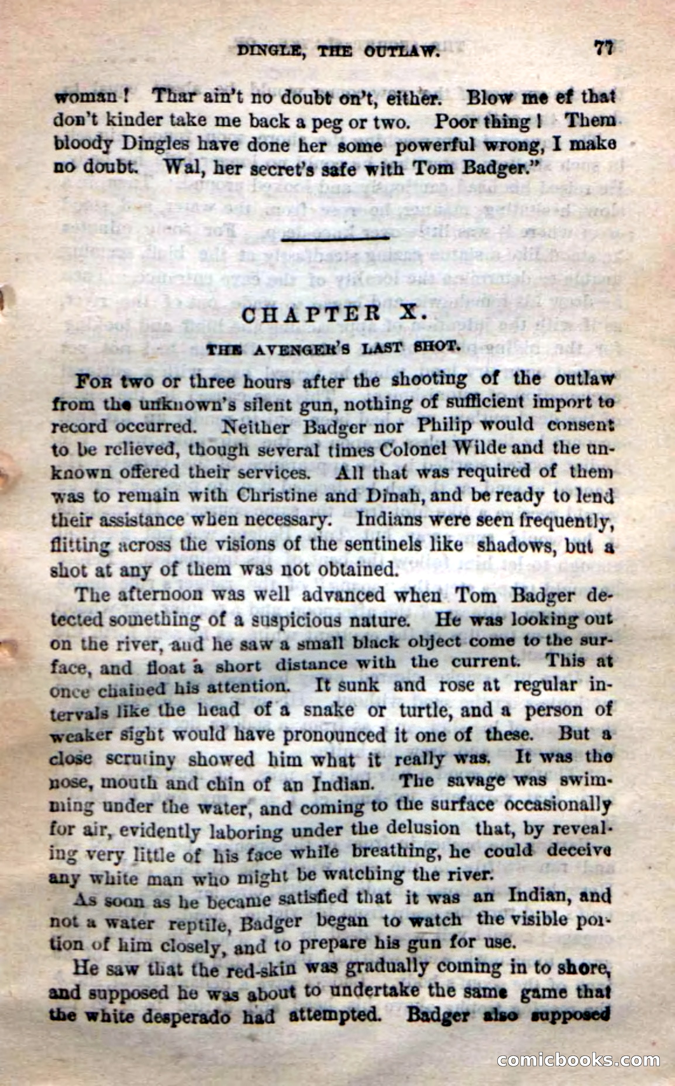 Beadle's New Dime Novels: 'Dingle, the Outlaw' — page 73 of 100