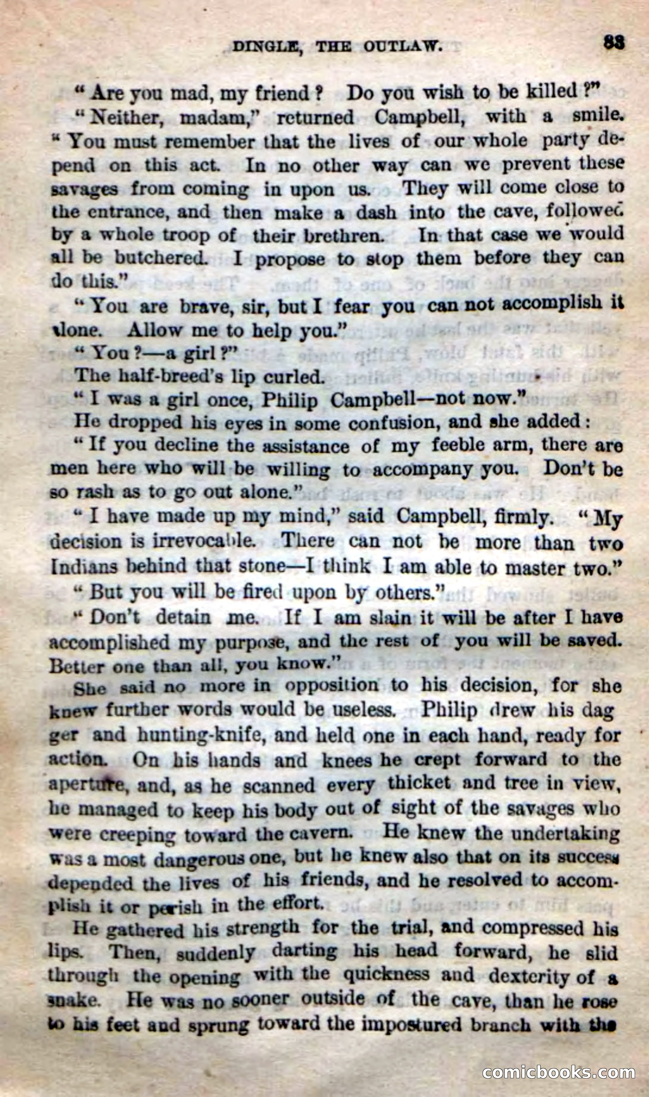 Beadle's New Dime Novels: 'Dingle, the Outlaw' — page 79 of 100