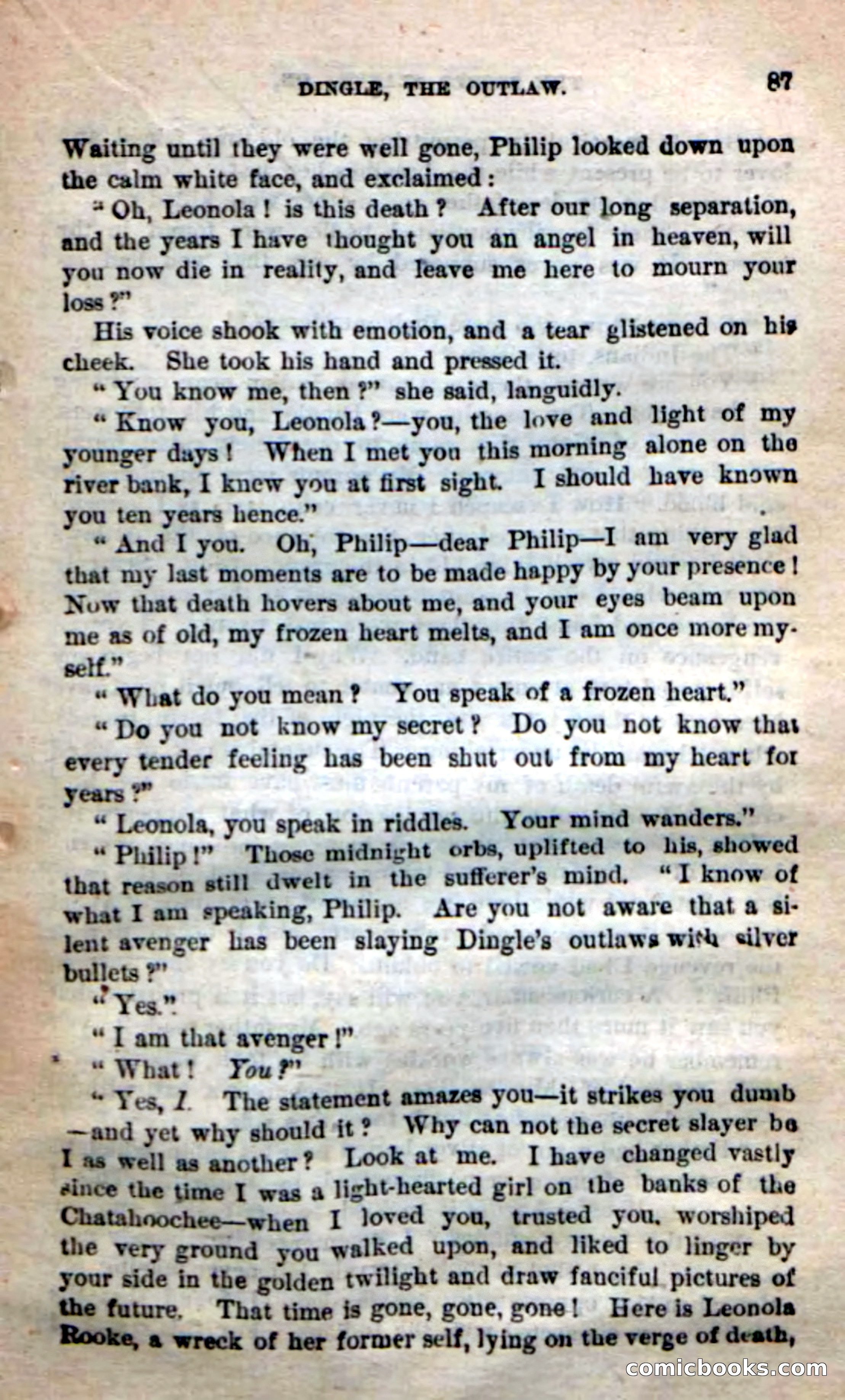 Beadle's New Dime Novels: 'Dingle, the Outlaw' — page 83 of 100