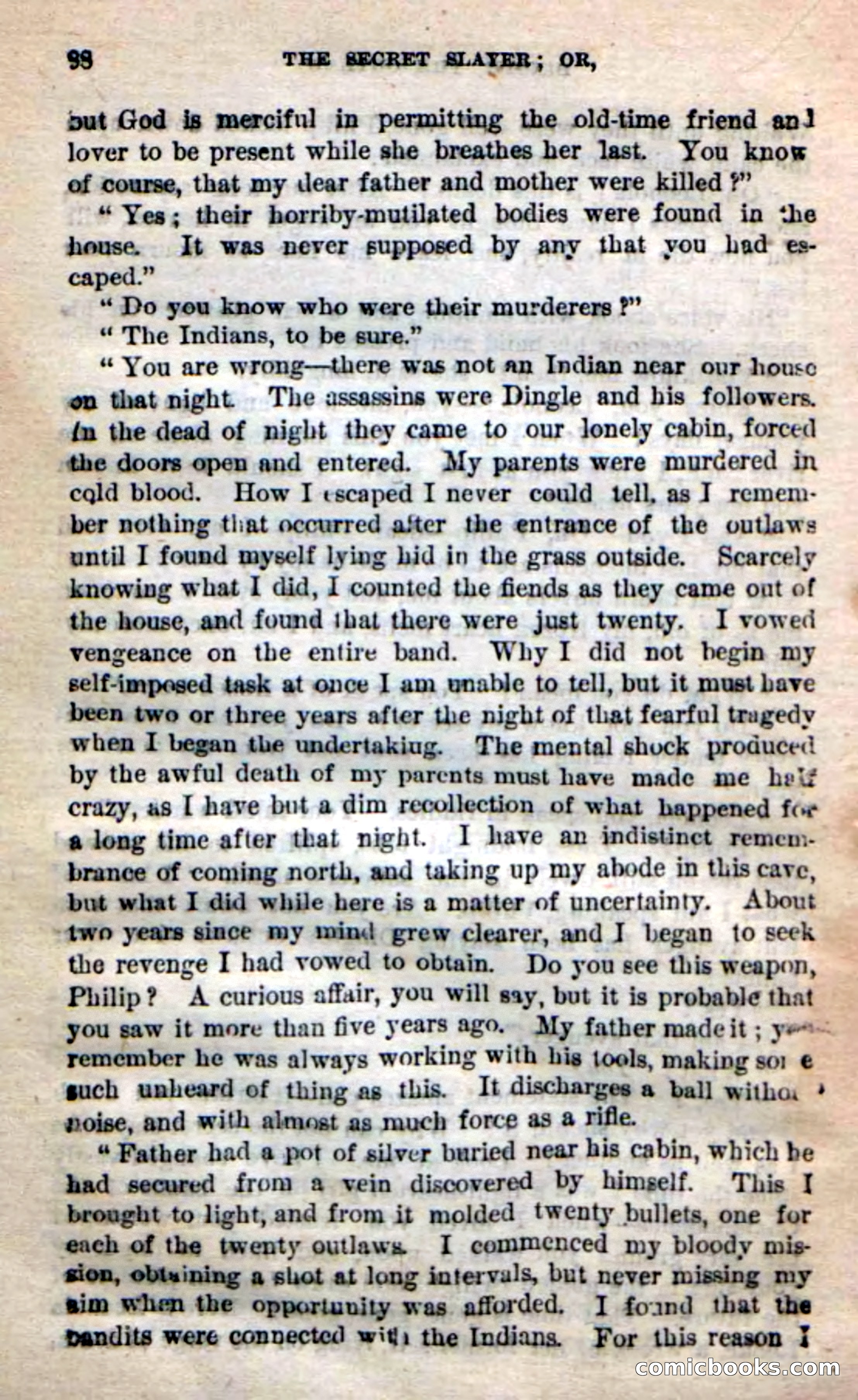 Beadle's New Dime Novels: 'Dingle, the Outlaw' — page 84 of 100