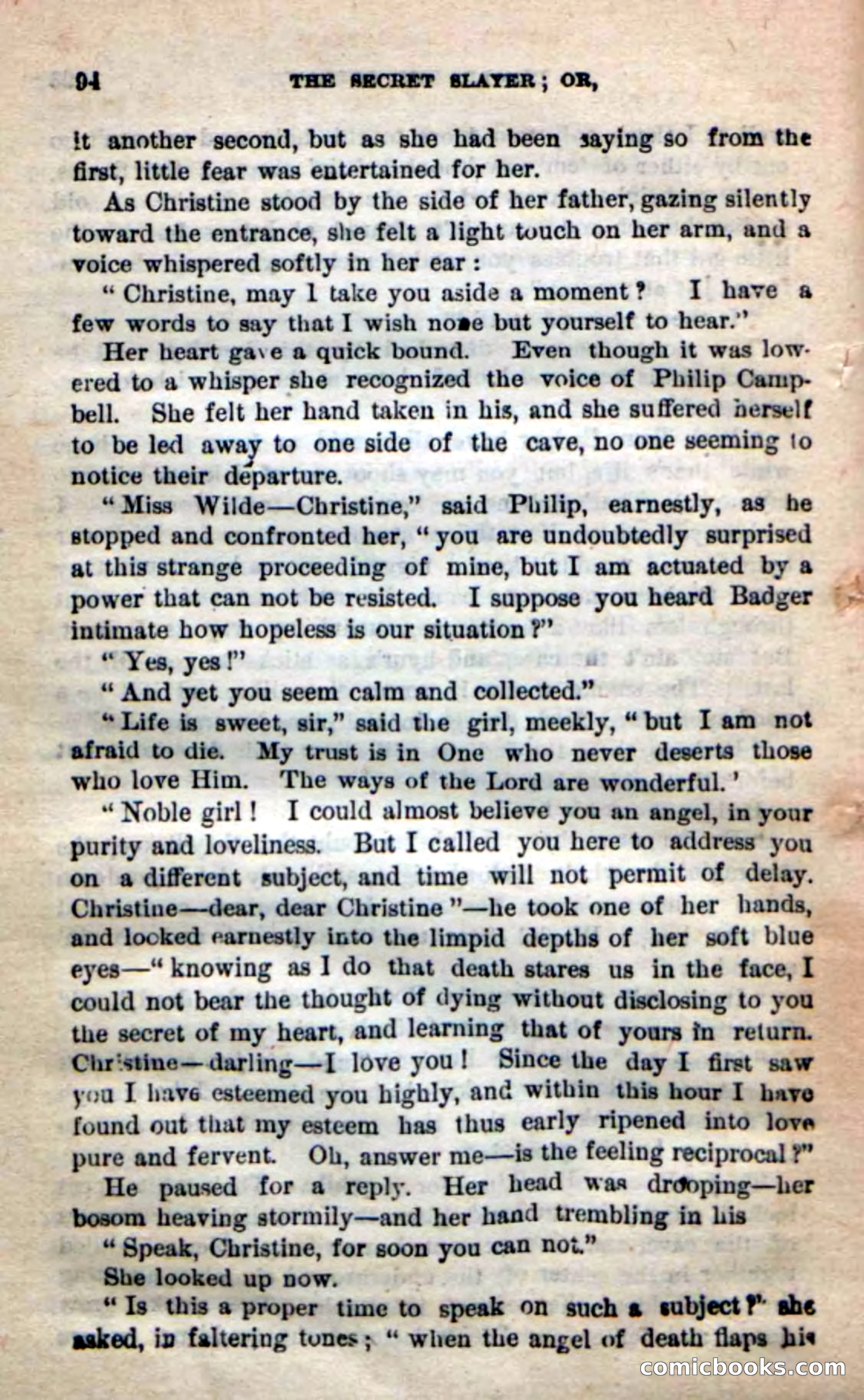 Beadle's New Dime Novels: 'Dingle, the Outlaw' — page 90 of 100